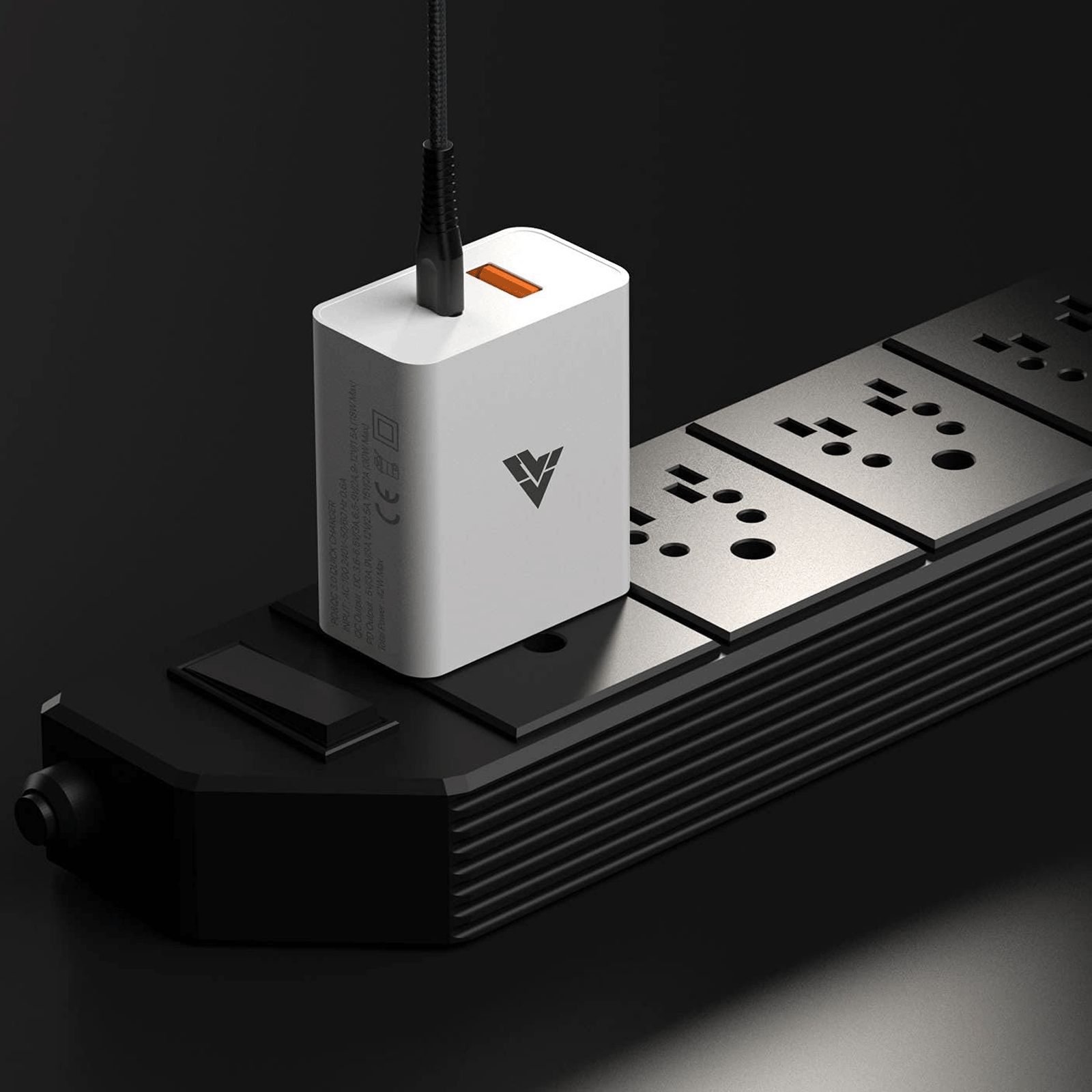 Vaku 20W Type A & Type C 2-Port Fast Charger (Adapter Only, Multiple Safety Chips, White)_8