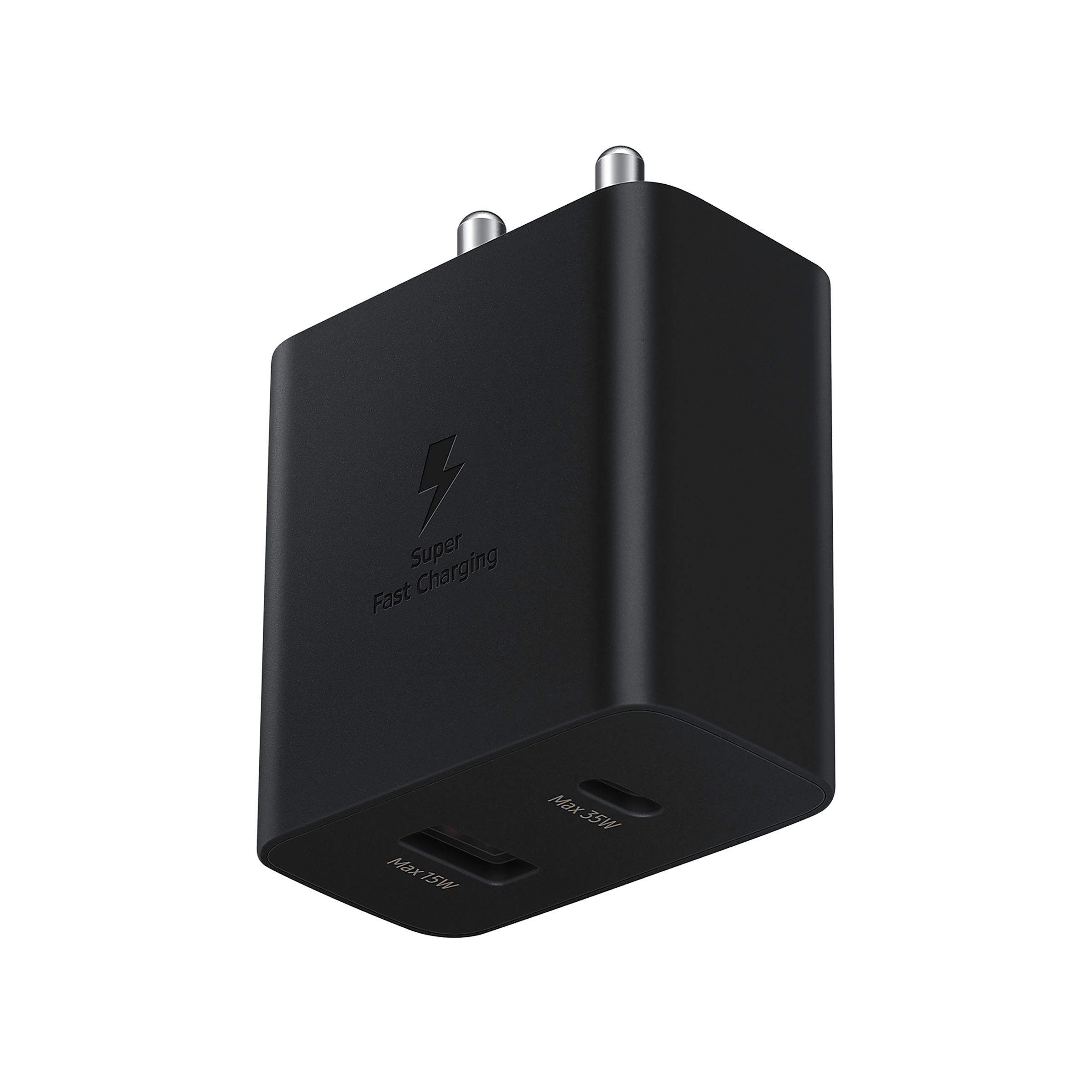 SAMSUNG Duo TA220 35W Type A & Type C 2-Port Fast Charger (Adapter Only, Support PD 3.0 PPS, Black)_8