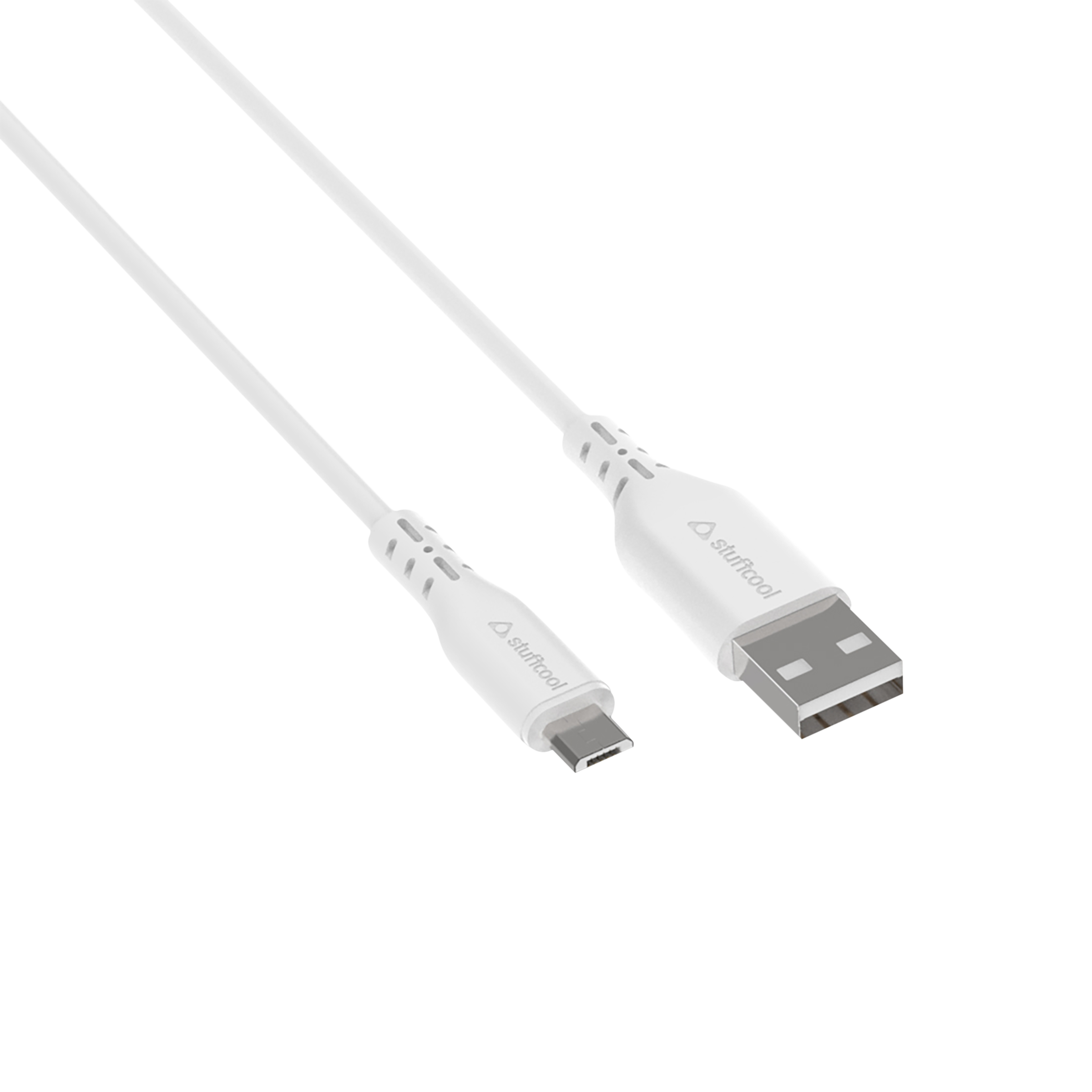 Stuffcool Flow Type A 2-Port Fast Charger (Type A to Micro USB Cable, Auto Detect Smart IC, White)_3