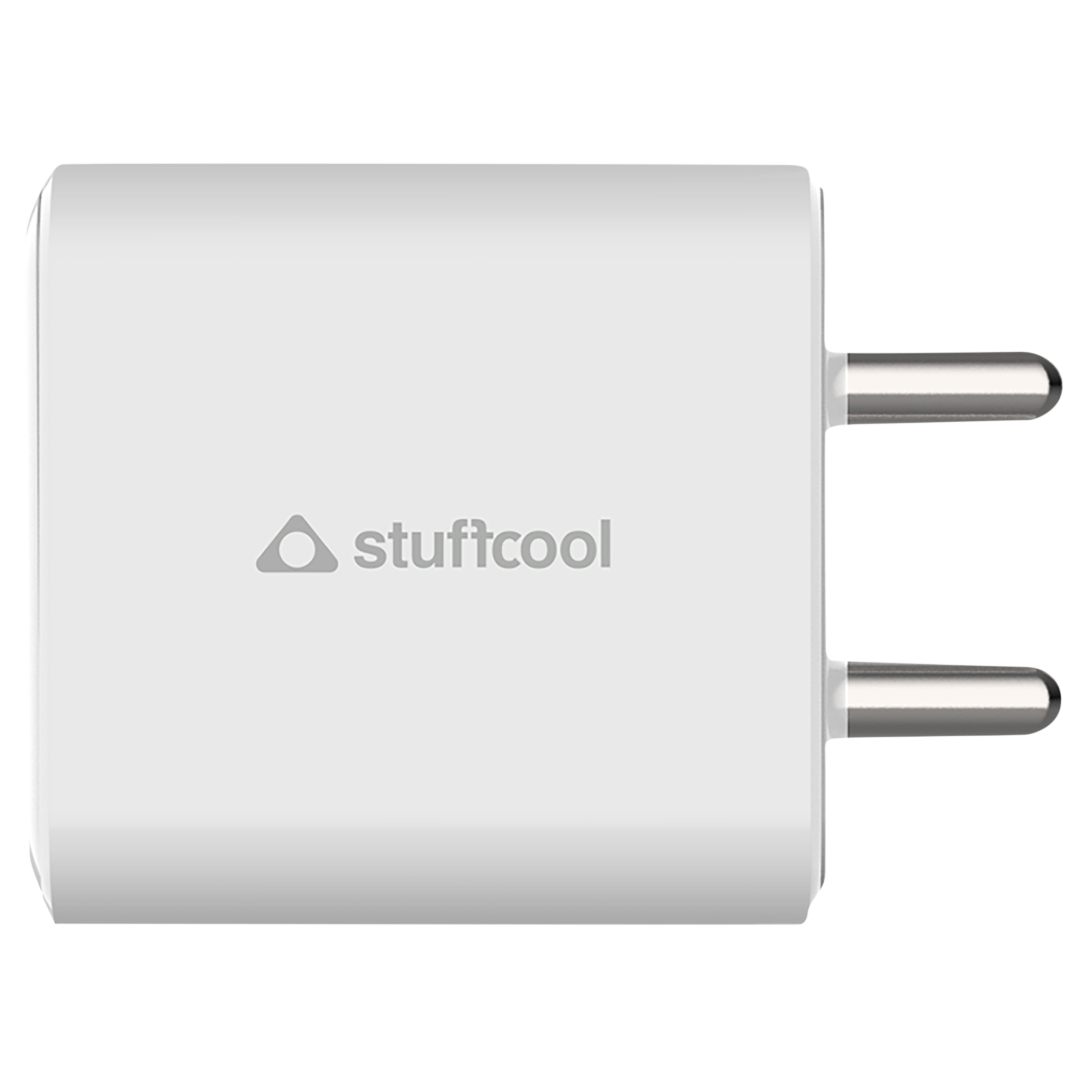 Stuffcool Flow 25W Type A & Type C 2-Port Fast Charger (Adapter Only, BIS Approved, White) Stuffcool Flow 25W Type A & Type C 2-Port Fast Charger (Adapter Only, BIS Approved, White)_3