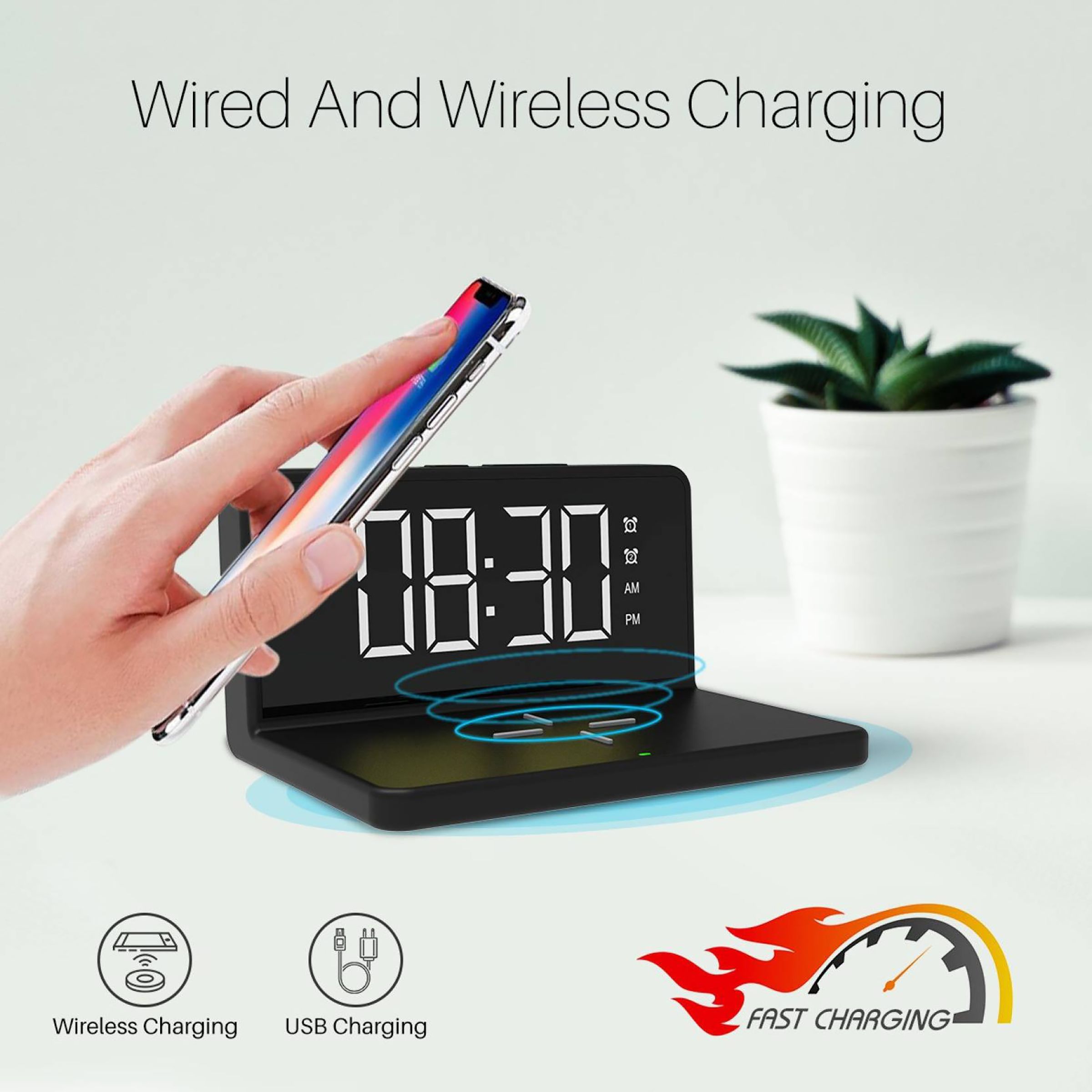 Portronics Freedom 4A 10W Desktop Wireless Charger for iOS, Android (Qi Charging, Black) Portronics Freedom 4A 10W Desktop Wireless Charger for iOS, Android (Qi Charging, Black)_3