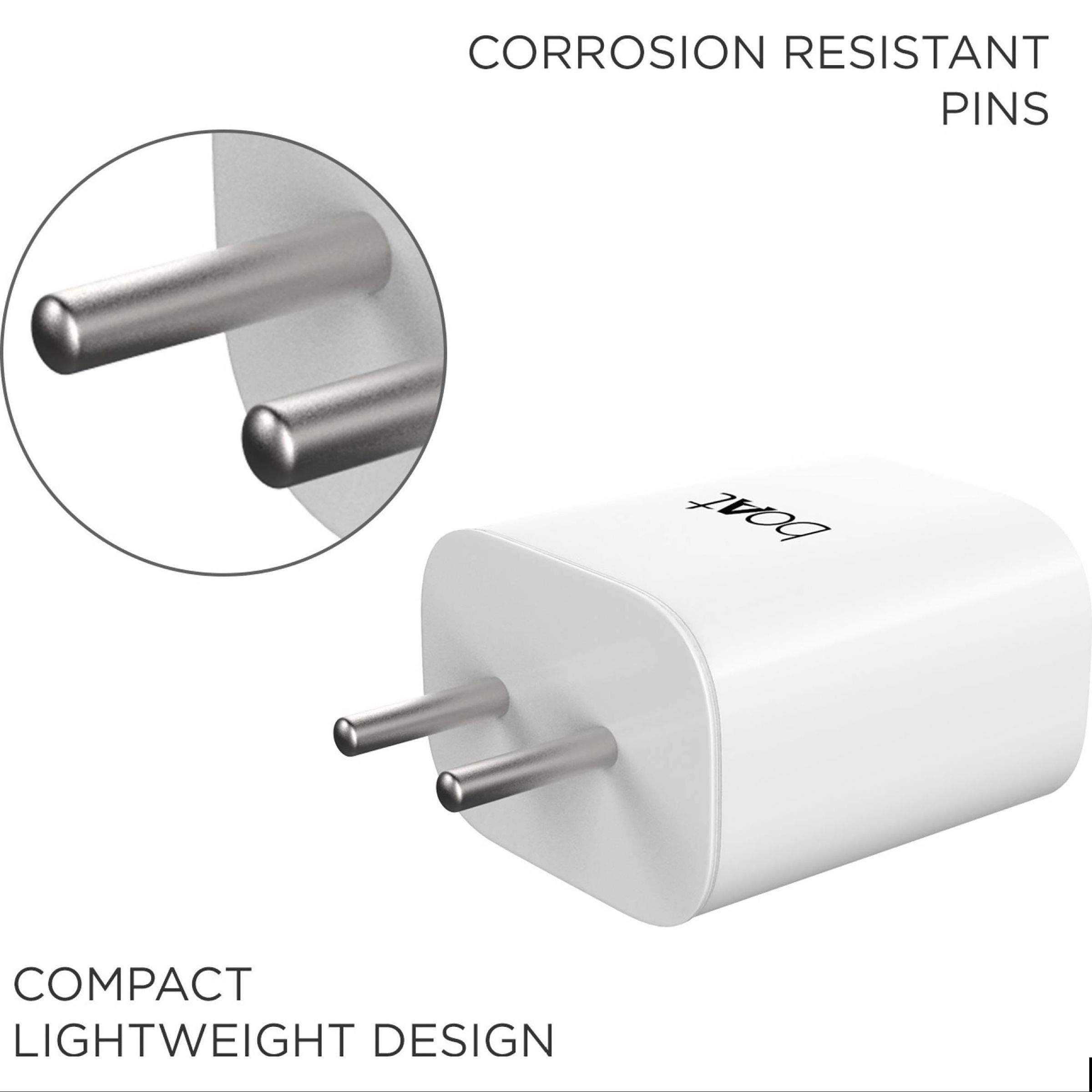 boAt WCD 18W Type A Fast Charger (Type A to Micro USB Cable, Smart IC Protection, White)_6