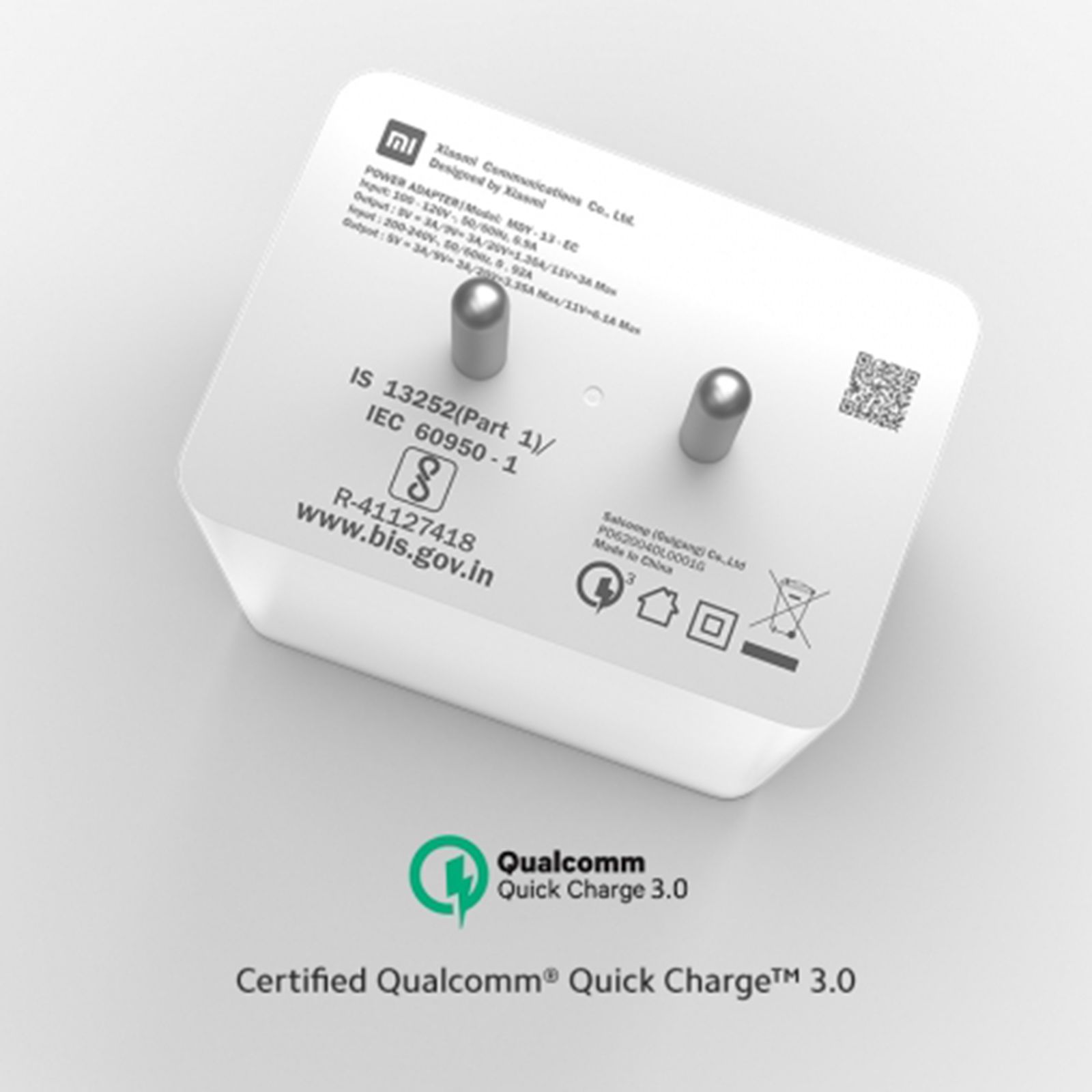 Mi SonicCharge 3. Combo 67W Type A Fast Charger (Type A to Type C Cable, Quick Charge 3., White) Mi SonicCharge 3. Combo 67W Type A Fast Charger (Type A to Type C Cable, Quick Charge 3., White)_5