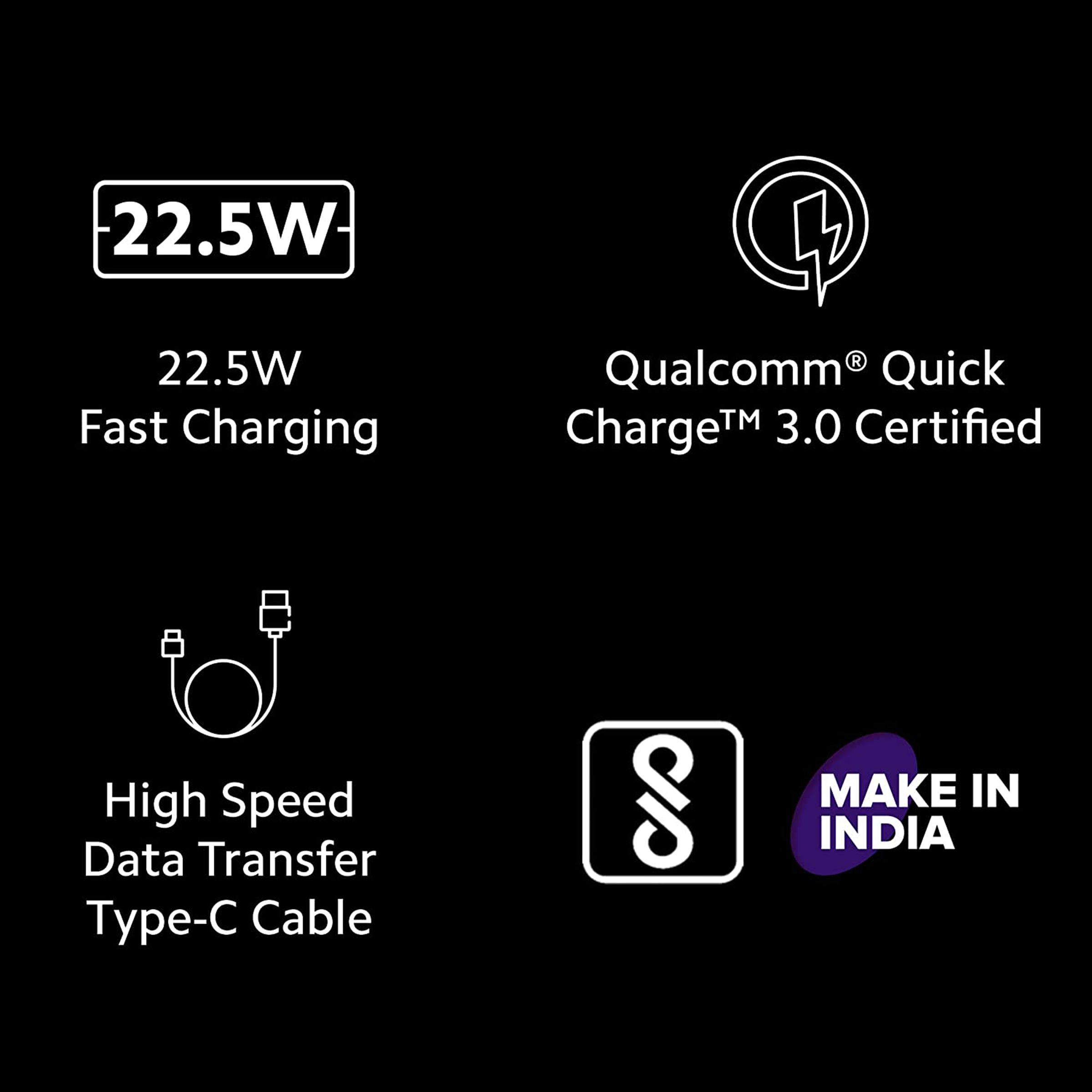 Xiaomi 22.5W Type A Fast Charger (Type A to Type C Cable, Qualcomm Quick Charge 3., White) Xiaomi 22.5W Type A Fast Charger (Type A to Type C Cable, Qualcomm Quick Charge 3., White)_4