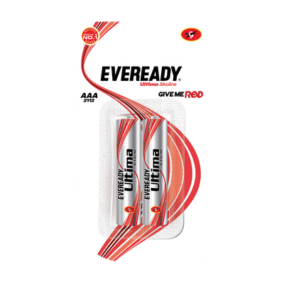 EVEREADY Non Rechargeable Batteries (2112 BP2, Red)