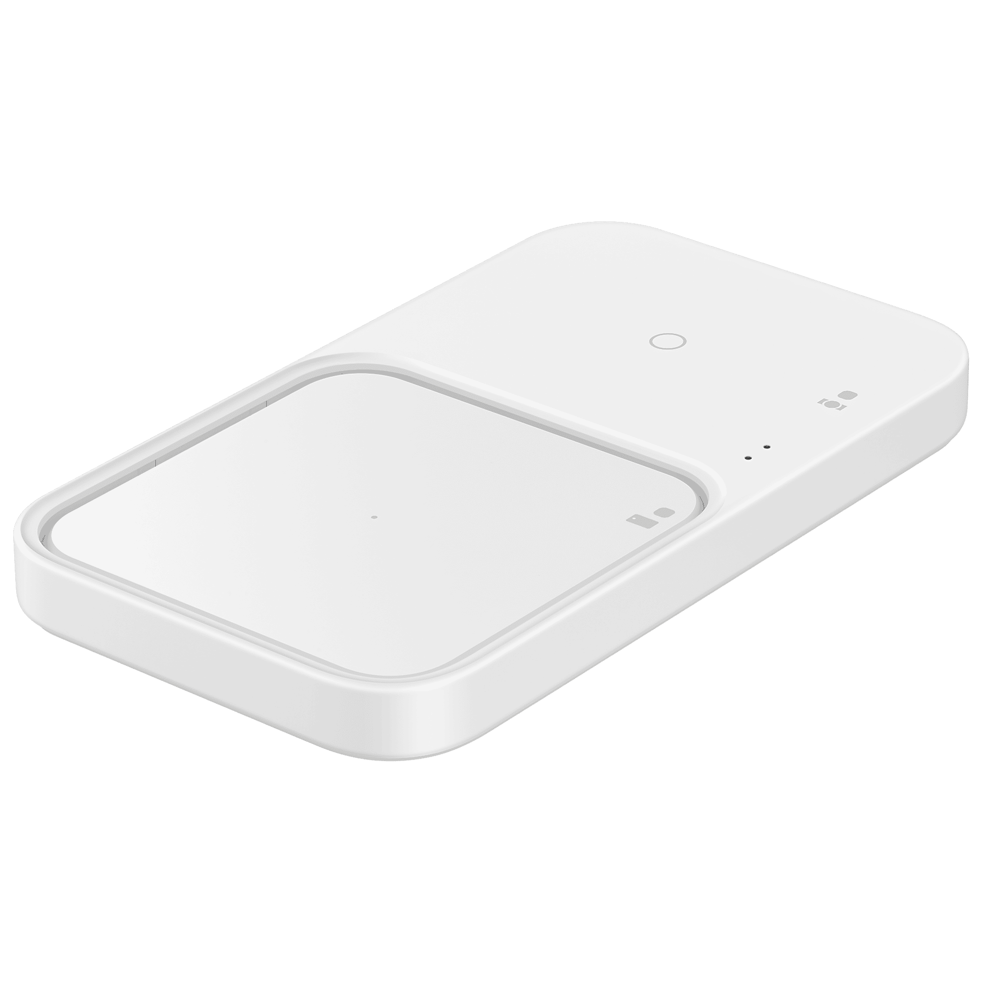 SAMSUNG Duo 15W 2-in-1 Wireless Charger for iOS, Android, Smart Watch (Adaptive Charging, White)_6