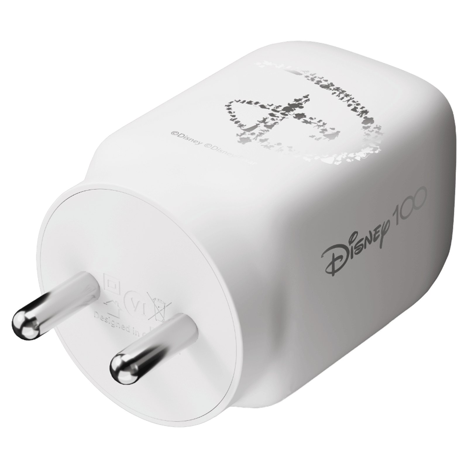 belkin D100 Mickey 65W Type C 2-Port Fast Charger (Adapter Only, Integrated GaN Technology, White)_4