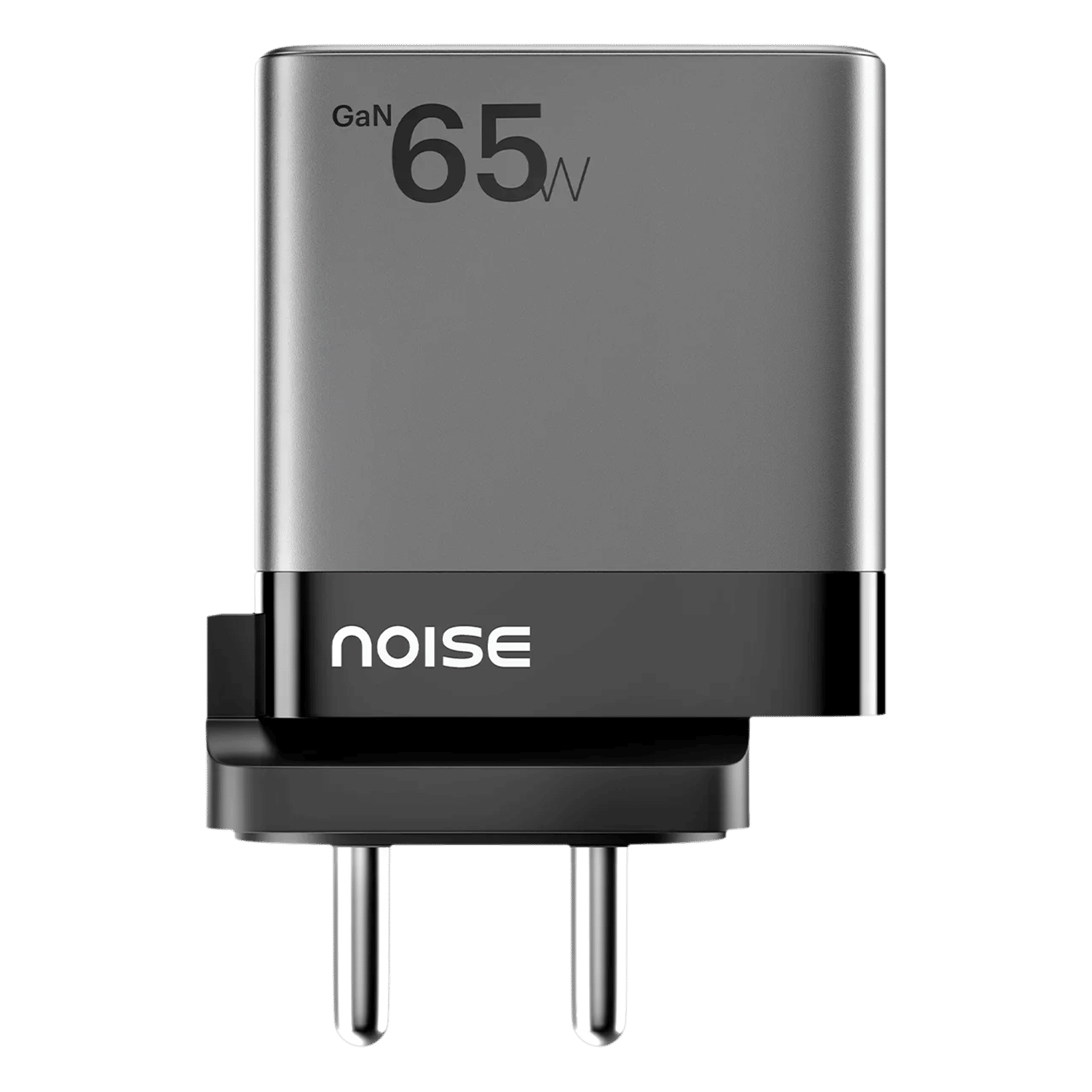 noise Power 65W Type A & Type C 3-Port Fast Charger (Adapter Only, GaN Technology, Black) noise Power 65W Type A & Type C 3-Port Fast Charger (Adapter Only, GaN Technology, Black)_1