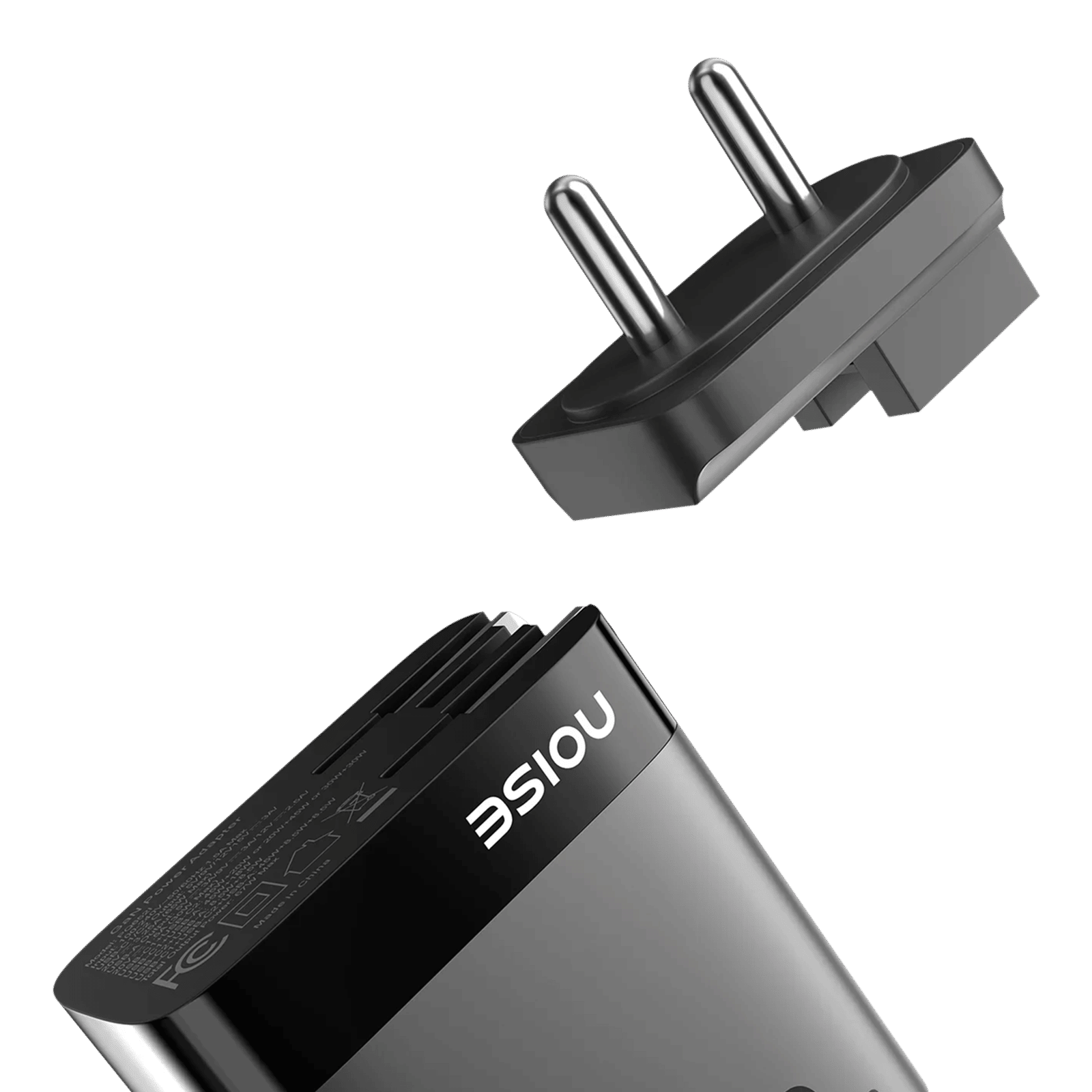 noise Power 65W Type A & Type C 3-Port Fast Charger (Adapter Only, GaN Technology, Black) noise Power 65W Type A & Type C 3-Port Fast Charger (Adapter Only, GaN Technology, Black)_7