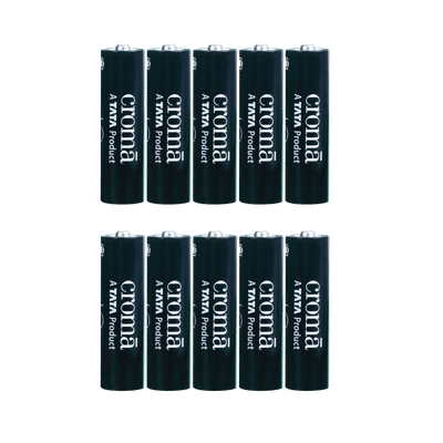 Croma Alkaline AAA Battery (Pack of 10)