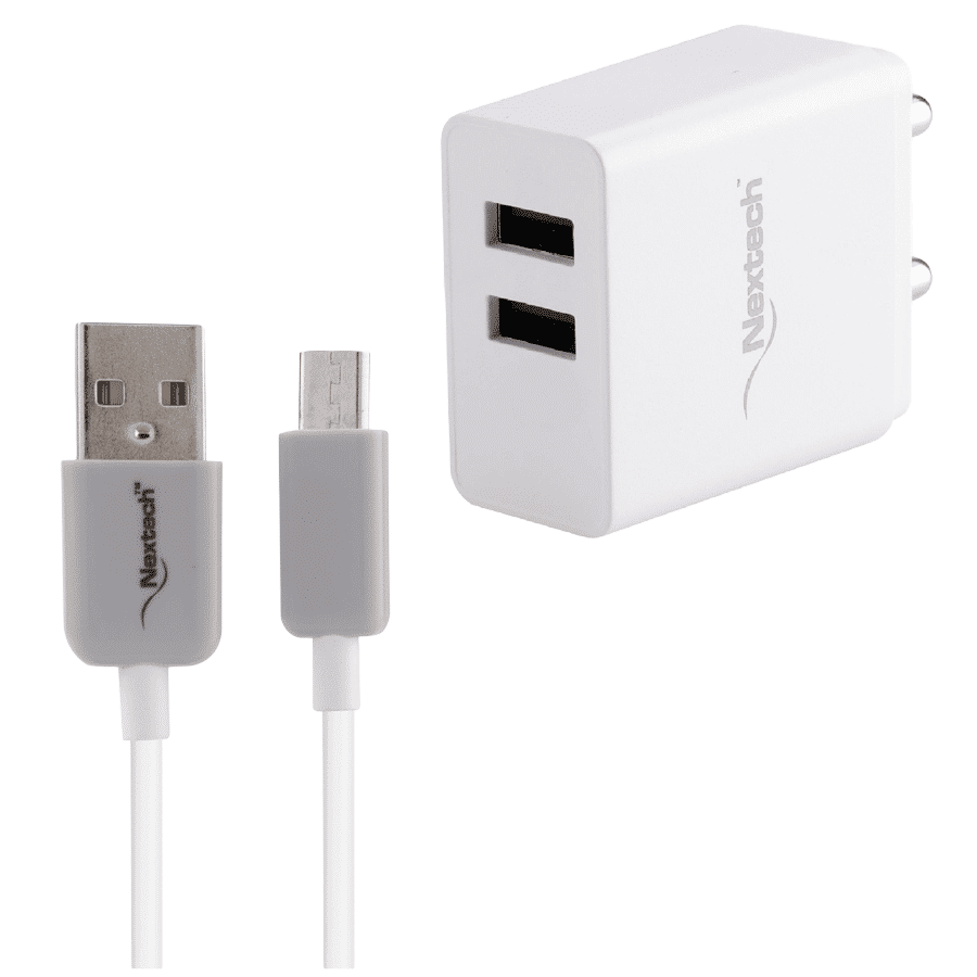 Nextech 3.1A Travel Charger (NTU27C, White)_1