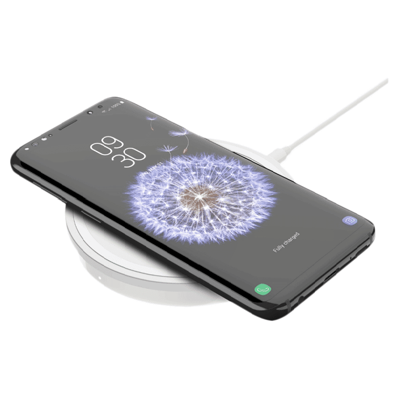 beikin Boost Up Bold 10 W Wireless Charging Pad ( Universal QI Compatibility, White)_8