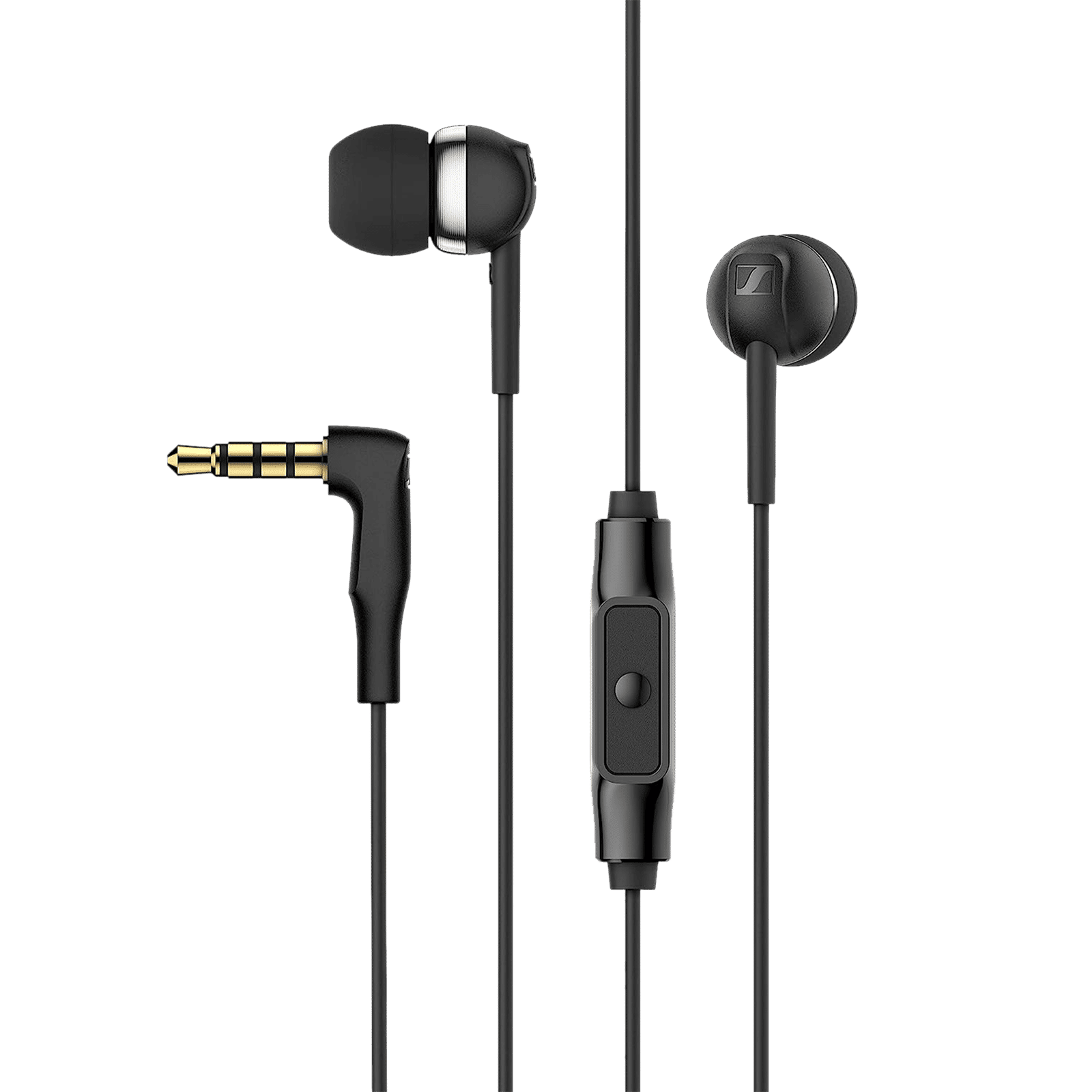 SENNHEISER CX80S Wired Earphone with Mic (3.5mm Connector, In Ear, Black) SENNHEISER CX80S Wired Earphone with Mic (3.5mm Connector, In Ear, Black)_1
