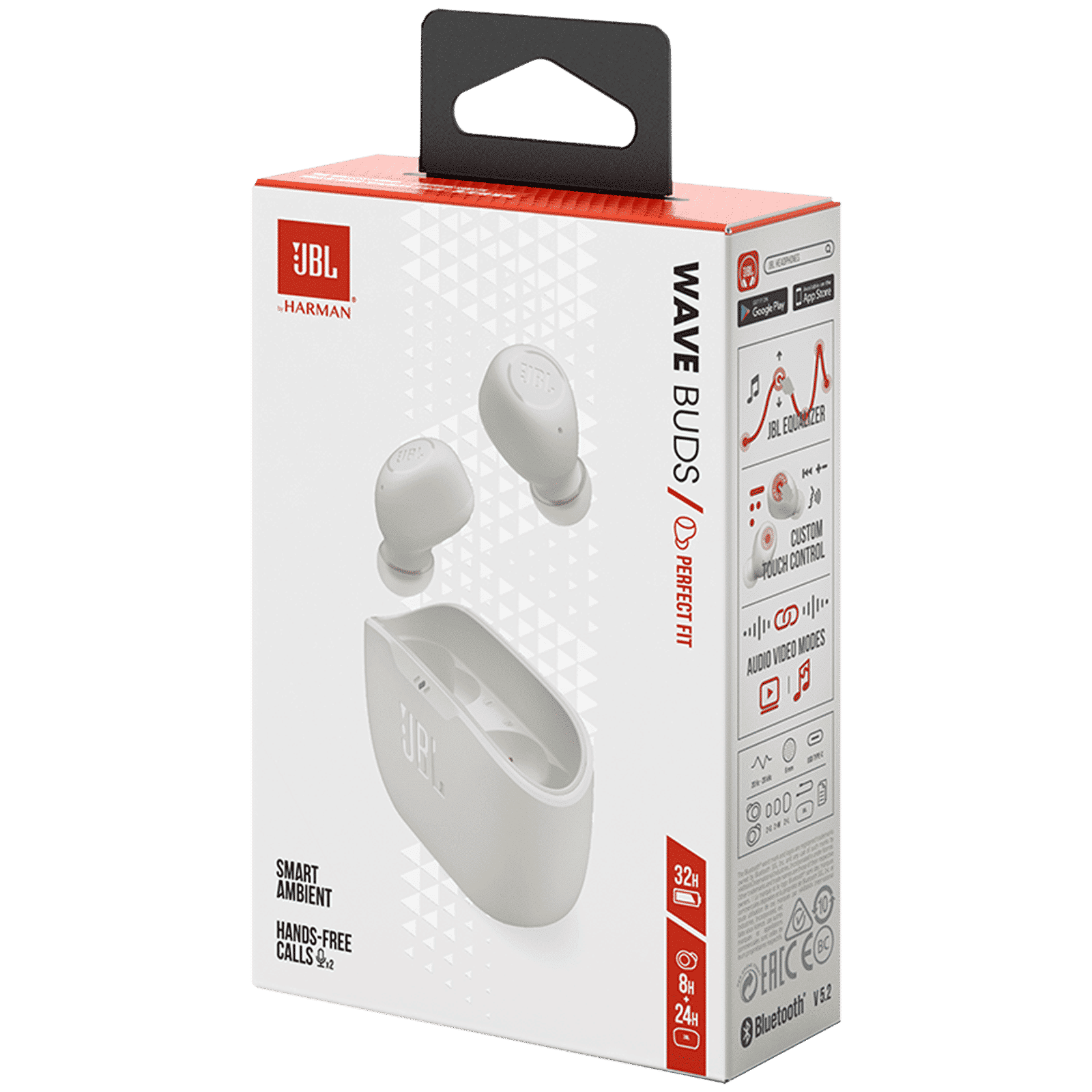 JBL Wave Buds JBLWBUDSWHT TWS Earbuds (IP54 Water Resistance, Deep Bass Sound, White)_11