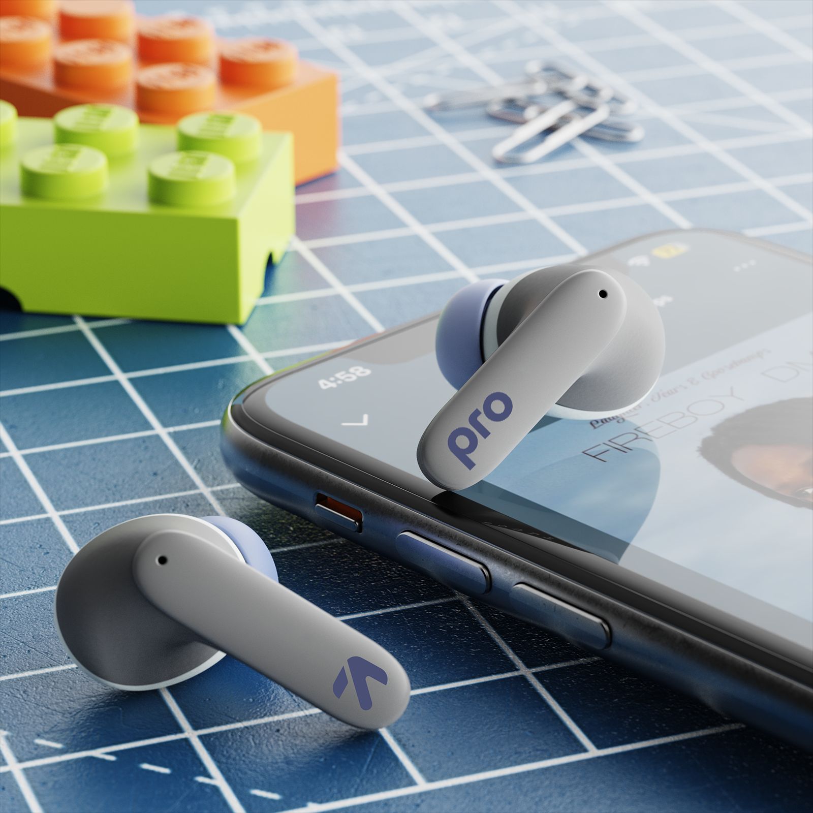 GOBOULT Z40 Pro TWS Earbuds with Environmental Noise Cancellation (IPX5 Water Resistant, Fast Charging, Pro Lavender)_9