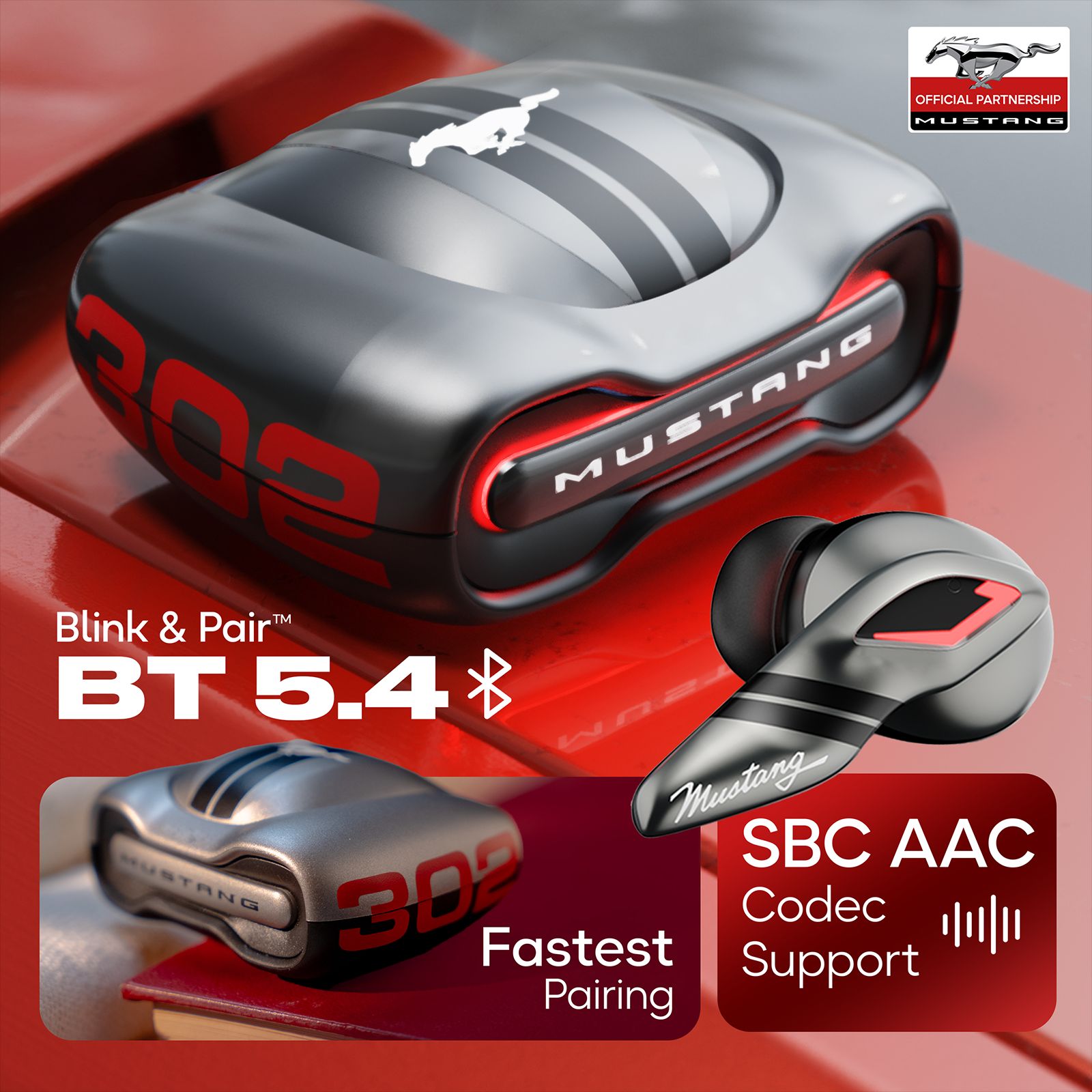 GOBOULT Mustang Torq FGTW196SVR TWS Earbuds with Environmental Noise Cancellation (IPX5 Water Resistant, Fast Charging, Silver) GOBOULT Mustang Torq FGTW196SVR TWS Earbuds with Environmental Noise Cancellation (IPX5 Water Resistant, Fast Charging, Silver)_12