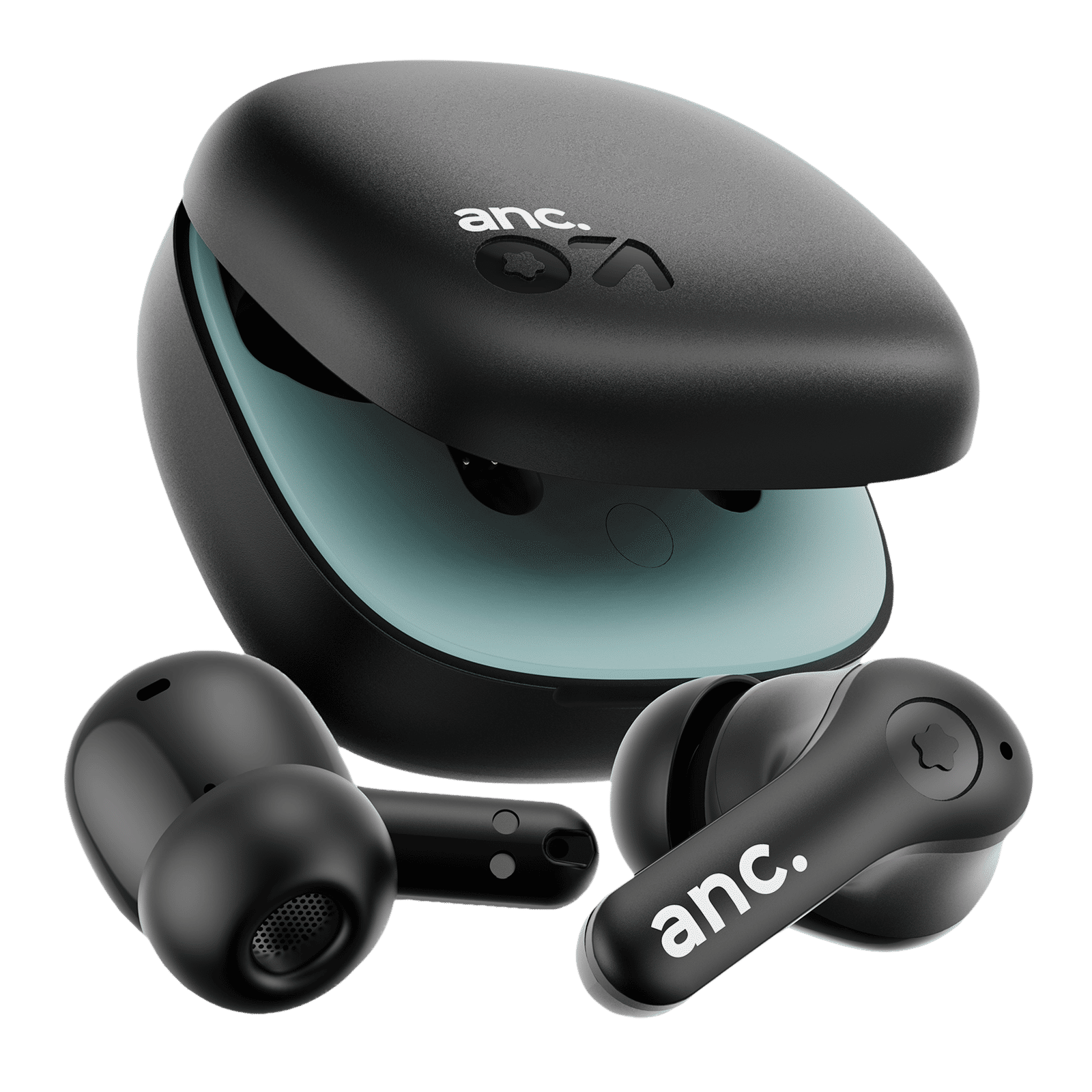 GOBOULT Klarity 4 FGTW245BLK TWS Earbuds with Active Noise Cancellation (IPX5 Water Resistant, Fast Charging, Black)_1