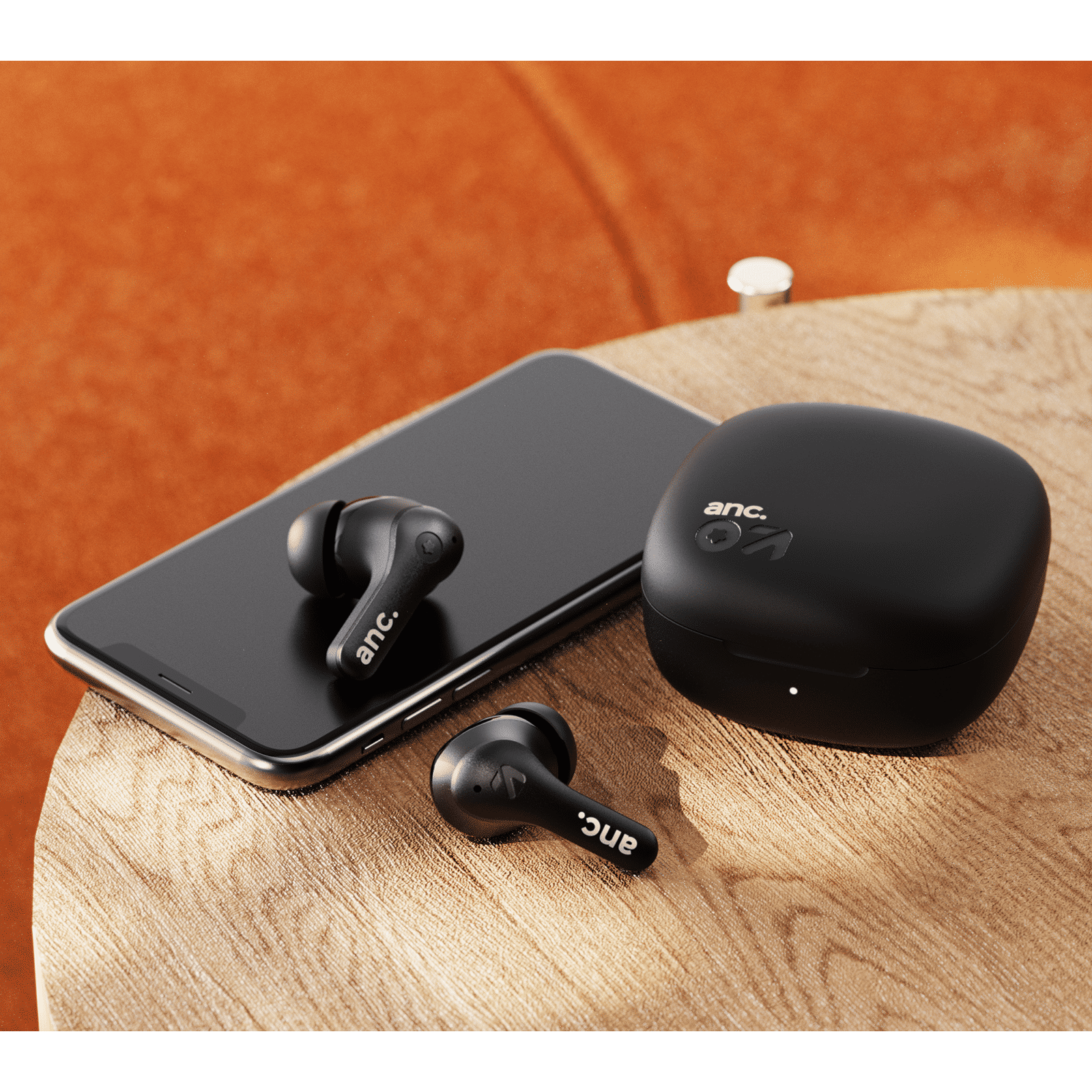 GOBOULT Klarity 4 FGTW245BLK TWS Earbuds with Active Noise Cancellation (IPX5 Water Resistant, Fast Charging, Black)_5