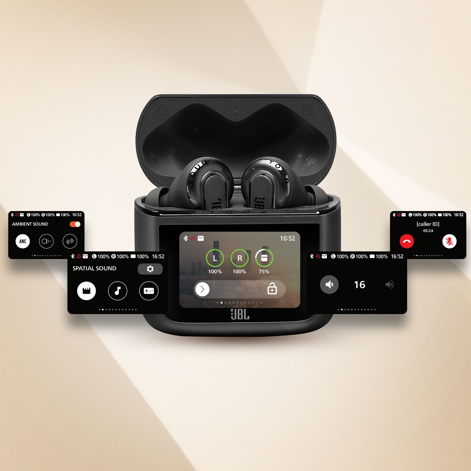 JBL Tour Pro 3 TWS Earbuds with True Adaptive Noise Cancellation (IPX55 Water Resistant, Multi-Point Connection, Black)_18