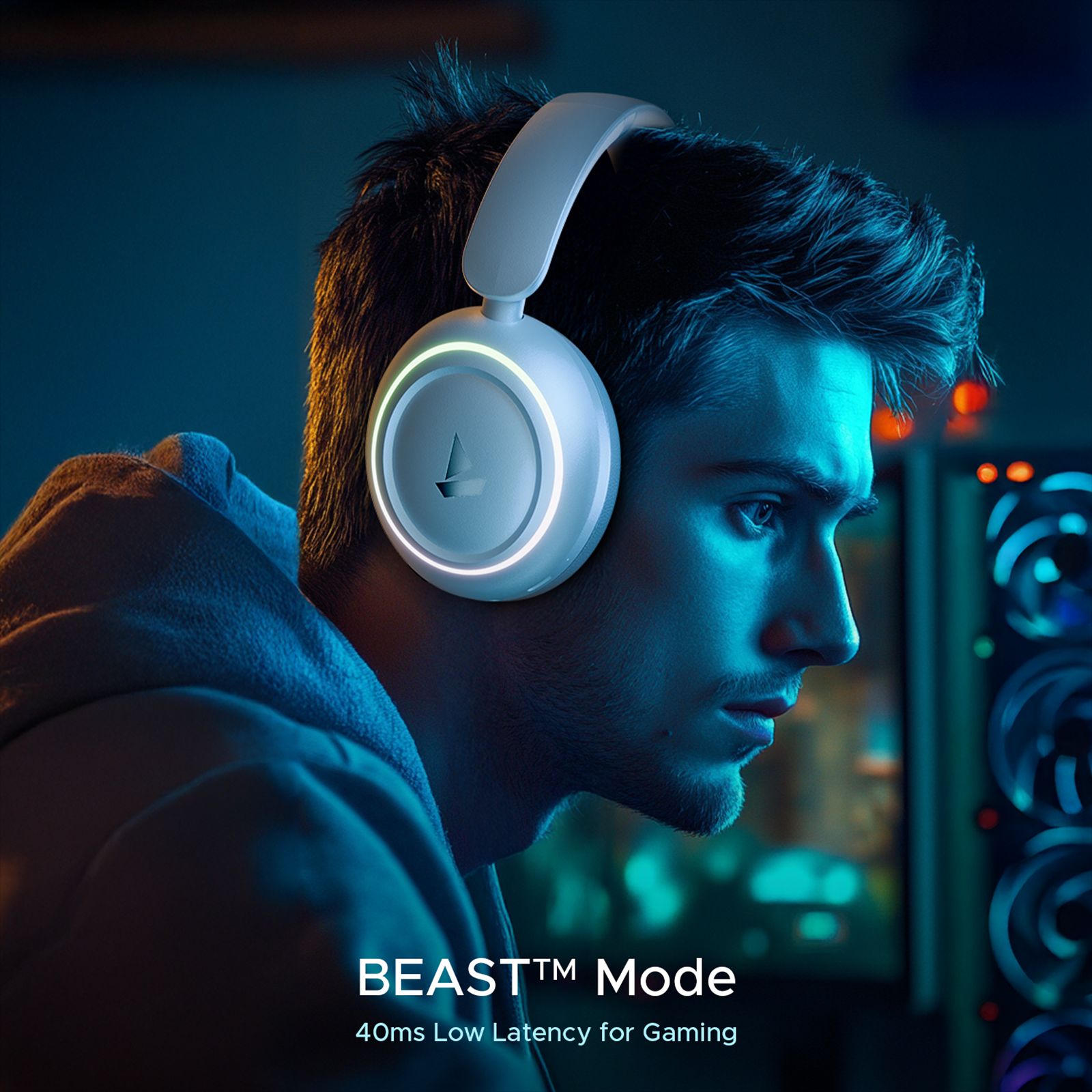 boAt Rockerz 480 Bluetooth Headphone with Mic (60 Hours Playtime, Over Ear, White Sabre)_4