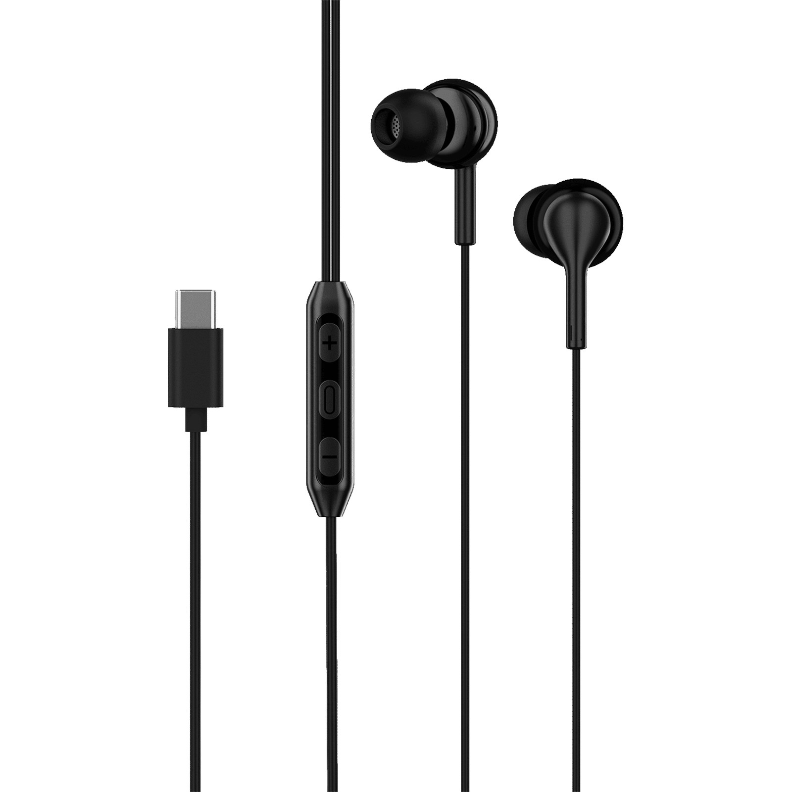 boAt Bassheads 100C Wired Earphone with Mic (USB Type-C Connector, In Ear, Black) boAt Bassheads 100C Wired Earphone with Mic (USB Type-C Connector, In Ear, Black)_1
