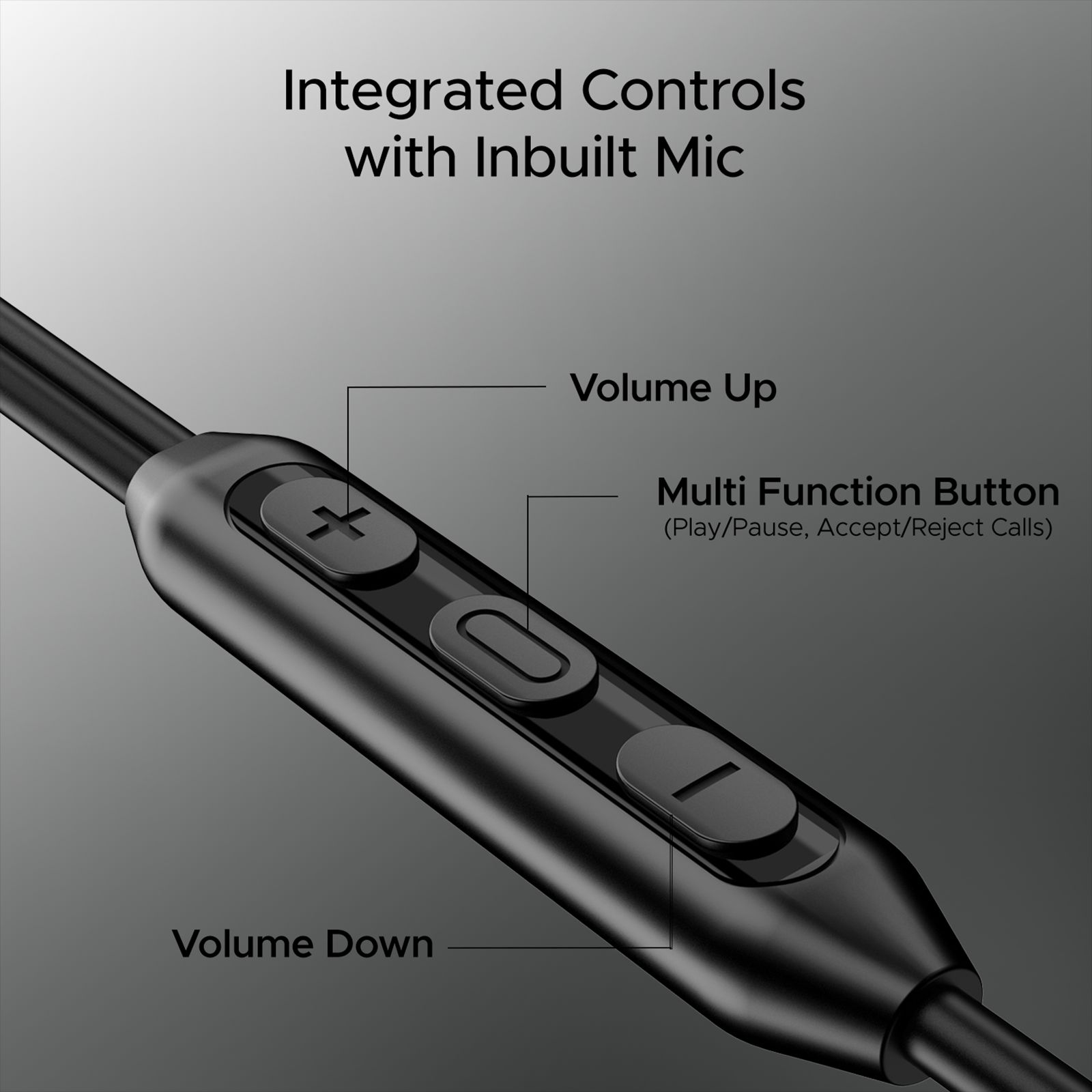 boAt Bassheads 100C Wired Earphone with Mic (USB Type-C Connector, In Ear, Black) boAt Bassheads 100C Wired Earphone with Mic (USB Type-C Connector, In Ear, Black)_4