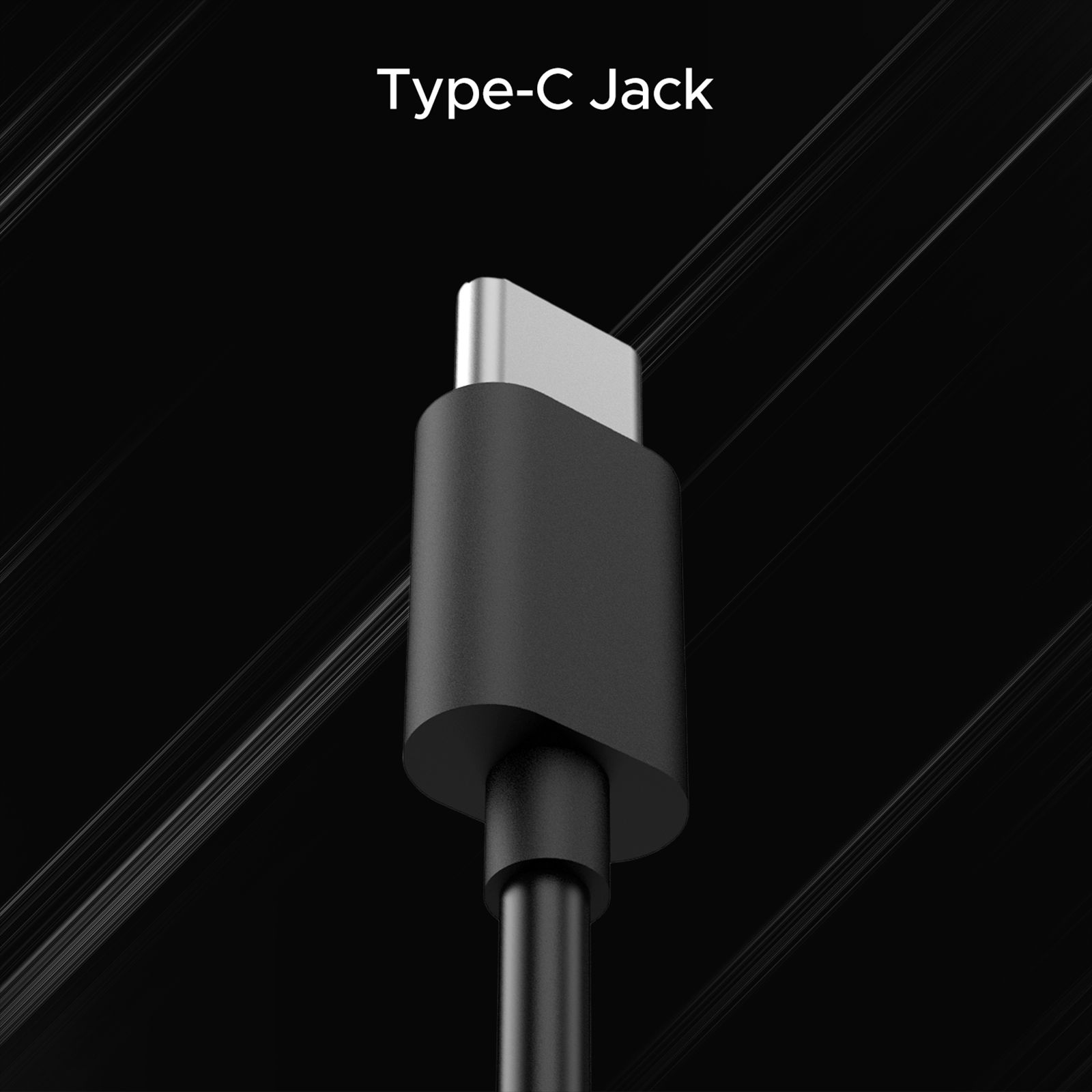 boAt Bassheads 100C Wired Earphone with Mic (USB Type-C Connector, In Ear, Black) boAt Bassheads 100C Wired Earphone with Mic (USB Type-C Connector, In Ear, Black)_3