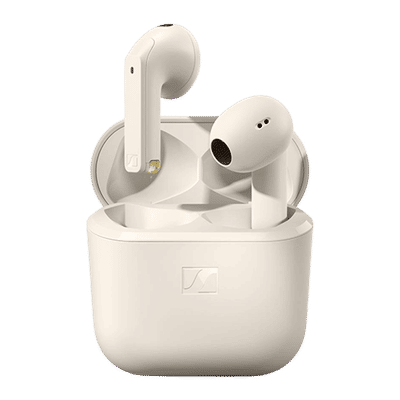 SENNHEISER Accentum Open OTW1CRM TWS Earbuds (IPX4 Splash & Sweat Resistance, Sennheiser Sound Tuning, Cream)