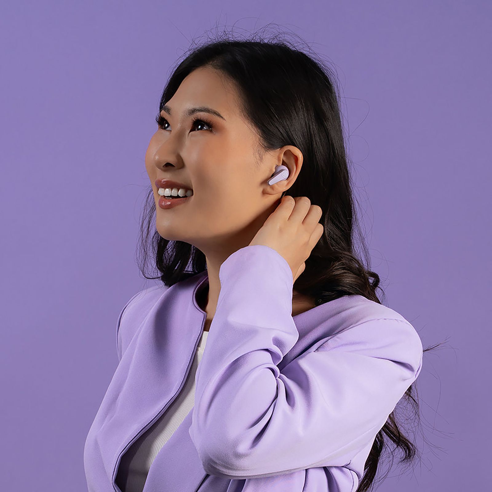 JLAB Go Pods TWS Earbuds with Hybrid Active Noise Cancellation (IP55 Sweatproof, Google Fast Pair, Lilac) JLAB Go Pods TWS Earbuds with Hybrid Active Noise Cancellation (IP55 Sweatproof, Google Fast Pair, Lilac)_7