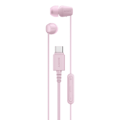 Sony IER-EX15C Wired Earphone with Mic (USB Type-C Connector, In Ear, Pink)