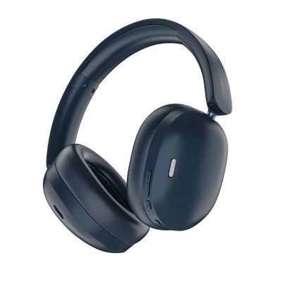 Noise Airwave Max XR AUDHDPHNAIRWAVEMAX Bluetooth Headphone with Mic (Active Noise Cancellation, Over Ear, Cobalt Blue)