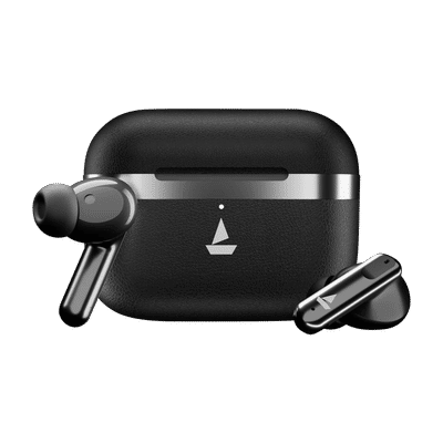 boAt Airdopes Prime 513 ANC PP0043 TWS Earbuds with AI Environmental Noise Cancellation (IPX4 Sweat & Splash Resistant, Multipoint Connectivity, Carbon Black)