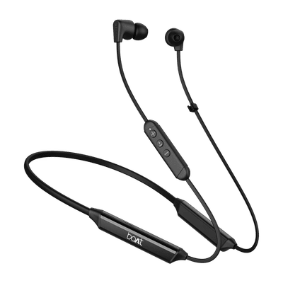 boAt Rockerz Trinity Gen 2 Neckband with AI Environmental Noise Cancellation (IPX5 Water Resistant, 150hrs Playback, Black)
