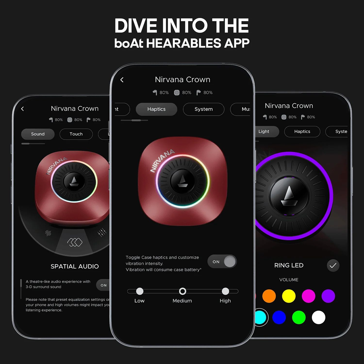 boAt Nirvana Crown PP0031 TWS Earbuds with Hybrid Active Noise Cancellation (IPX4 Water Resistance, ASAP Charge, Gunmetal Grey) boAt Nirvana Crown PP0031 TWS Earbuds with Hybrid Active Noise Cancellation (IPX4 Water Resistance, ASAP Charge, Gunmetal Grey)_14