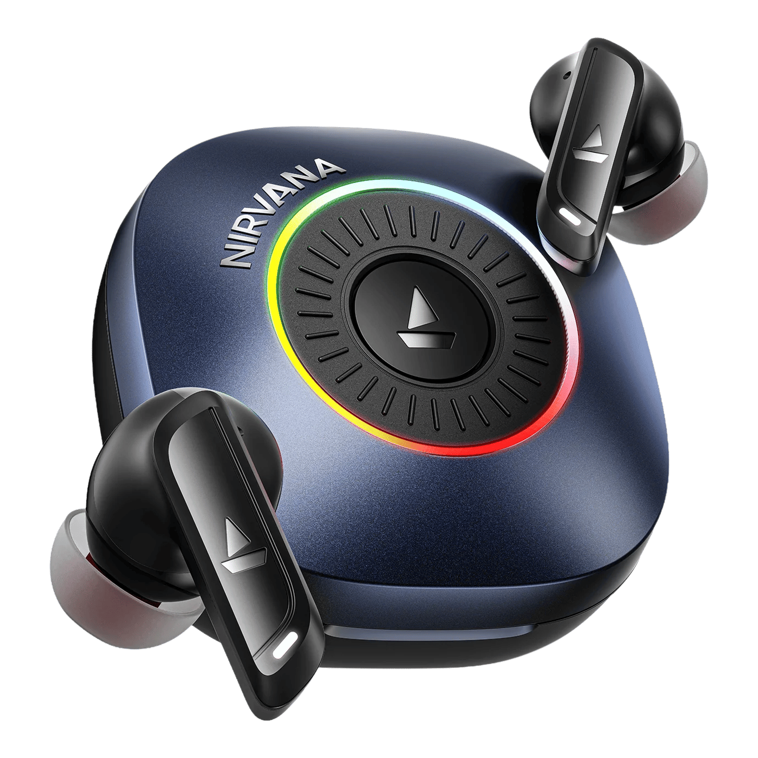 boAt Nirvana Crown PP0031 TWS Earbuds with Hybrid Active Noise Cancellation (IPX4 Water Resistance, ASAP Charge, Sapphire Blue)_1