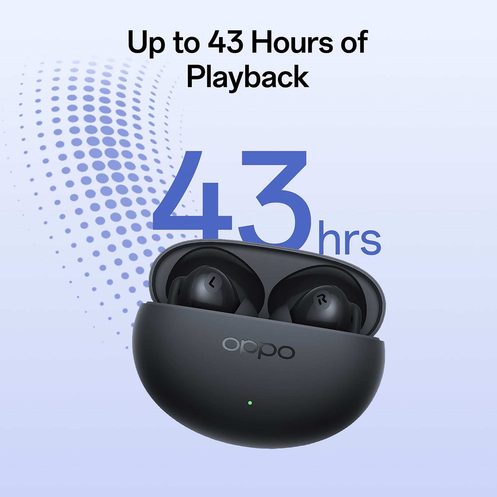 Oppo Enco Buds 3 Pro Plus ETEE1 TWS Earbuds with Active Noise Cancellation (IP55 Dust & Water Resistance, AI Clear Call, Sonic Blue)_8