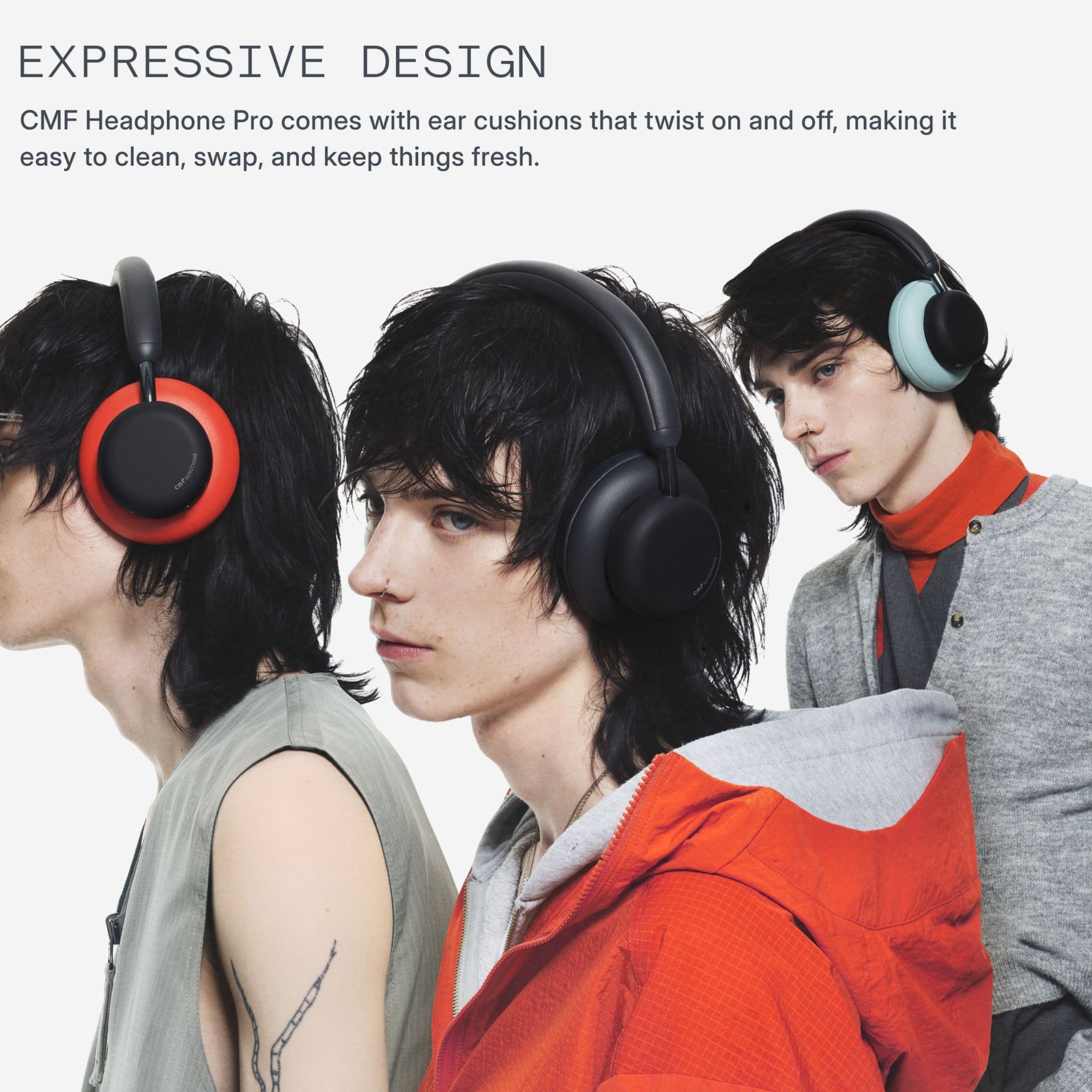 Nothing CMF Headphone Pro A11300007 Bluetooth Headphone with Mic (Hybrid Adaptive Active Noise Cancellation, Over Ear, Dark Grey)_10