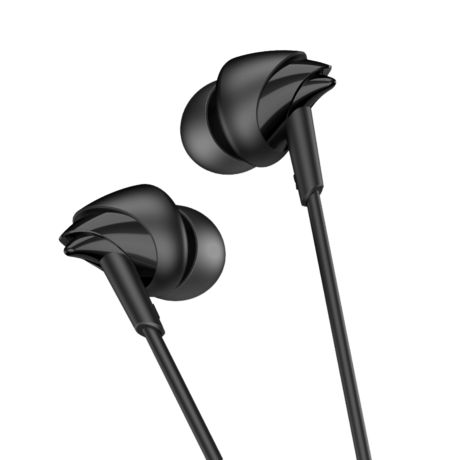 boAt BassHeads 212L Wired Earphone with Mic (3.5mm L-Shaped Connector, In Ear, Active Black)_1
