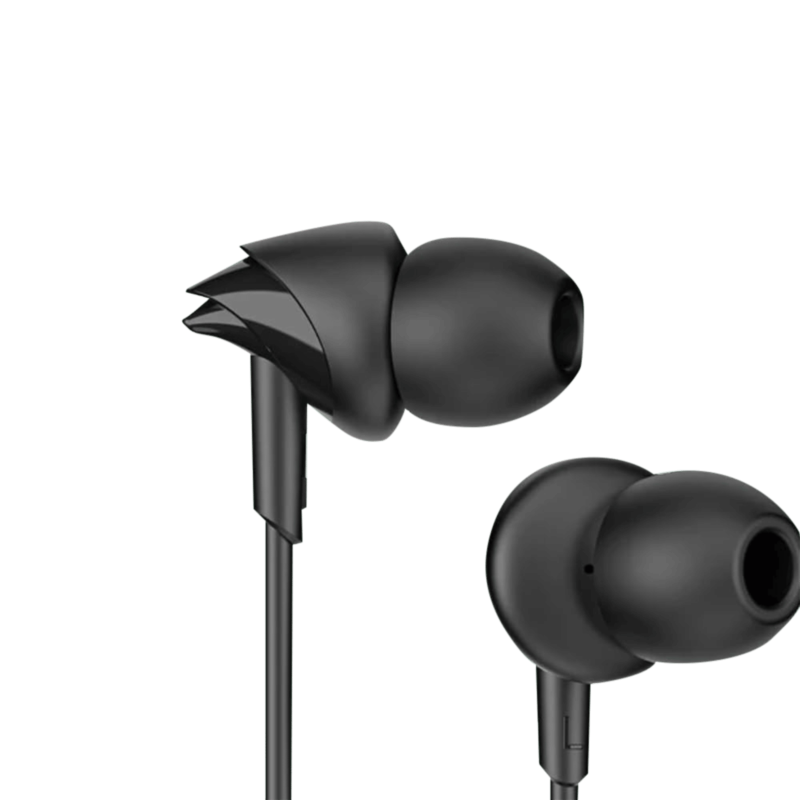 boAt BassHeads 212L Wired Earphone with Mic (3.5mm L-Shaped Connector, In Ear, Active Black)_3
