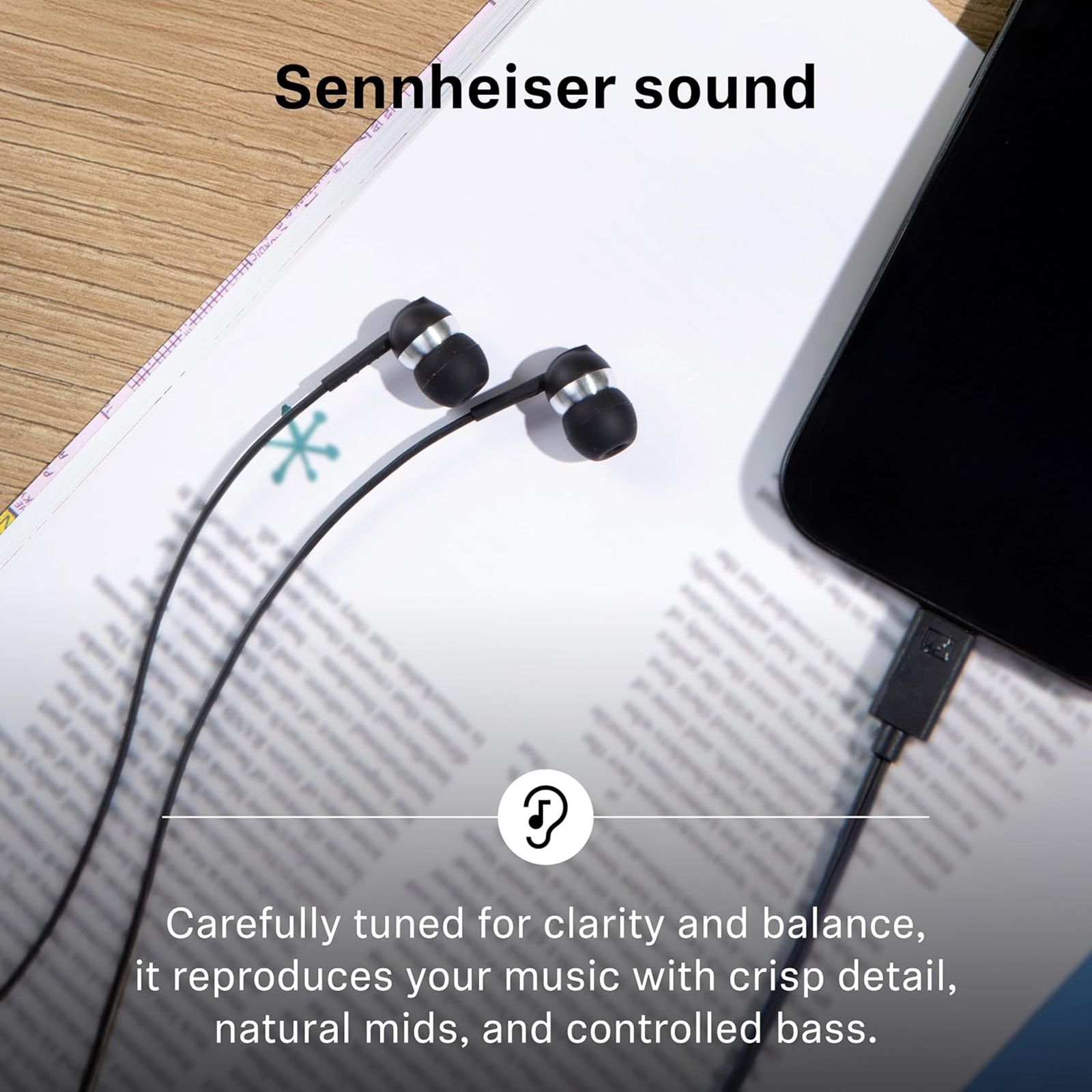 SENNHEISER CX 80 U Wired Earphone with Mic (USB Type-C Connector, In Ear, Sakura) SENNHEISER CX 80 U Wired Earphone with Mic (USB Type-C Connector, In Ear, Sakura)_5