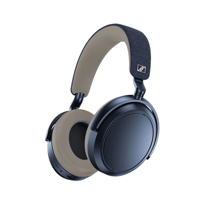 SENNHEISER Momentum 4 Wireless M4AEBT Bluetooth Headphone with Mic (Up to 60 Hours Playback Time, Over Ear, Denim)