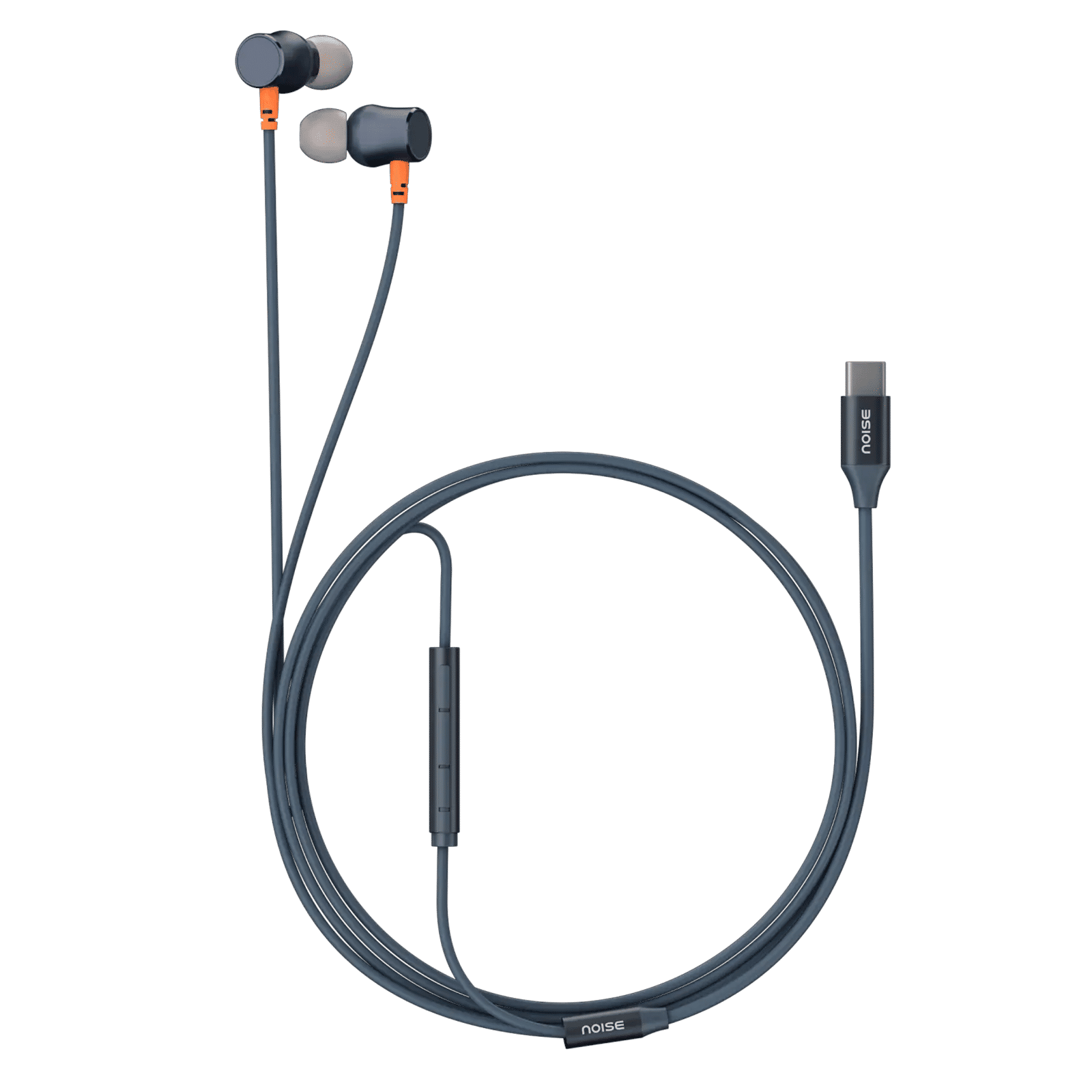 Noise Chord 100 AUDHDPHNCHORD100C Wired Earphone with Mic (USB Type-C Connector, In Ear, Midnight Blue) Noise Chord 100 AUDHDPHNCHORD100C Wired Earphone with Mic (USB Type-C Connector, In Ear, Midnight Blue)_1