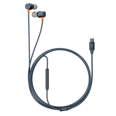 Noise Chord 100 AUDHDPHNCHORD100C Wired Earphone with Mic (USB Type-C Connector, In Ear, Midnight Blue)