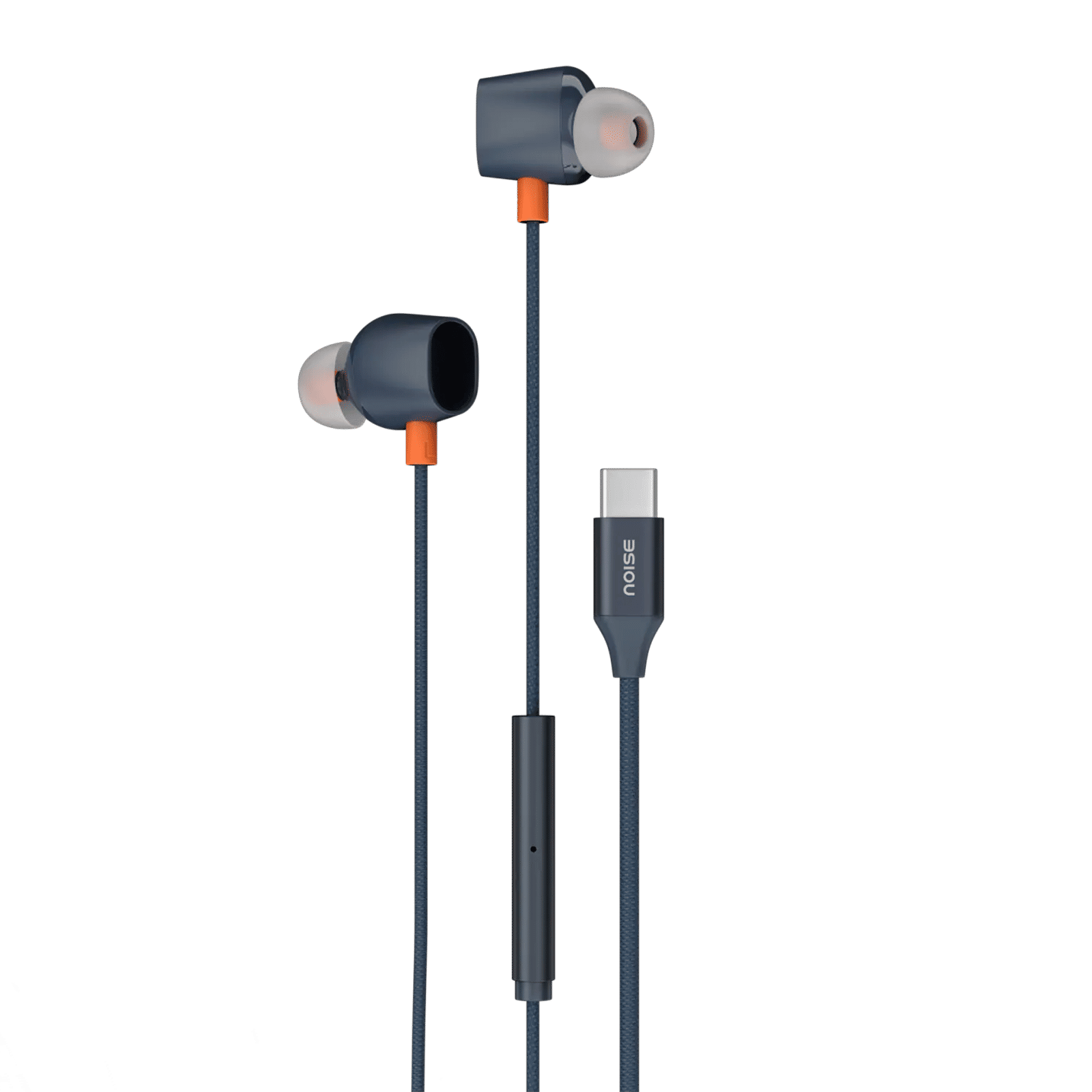 Noise Chord 100 AUDHDPHNCHORD100C Wired Earphone with Mic (USB Type-C Connector, In Ear, Midnight Blue) Noise Chord 100 AUDHDPHNCHORD100C Wired Earphone with Mic (USB Type-C Connector, In Ear, Midnight Blue)_2