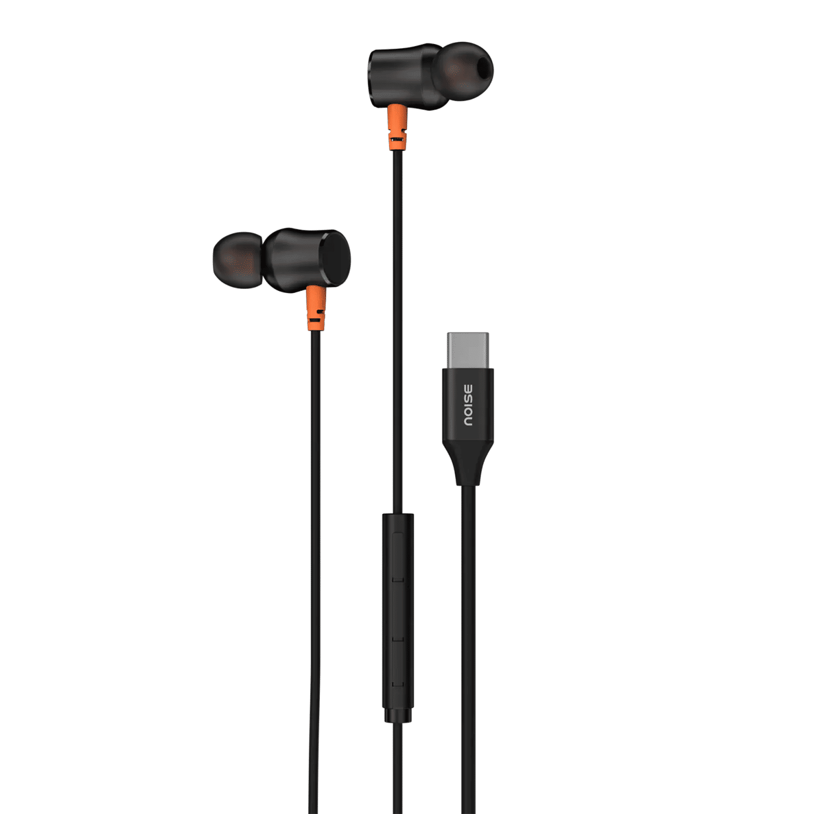 Noise Chord 200 AUDHDPHNCHORD200C Wired Earphone with Mic (USB Type-C Connector, In Ear, Jet Black)_2