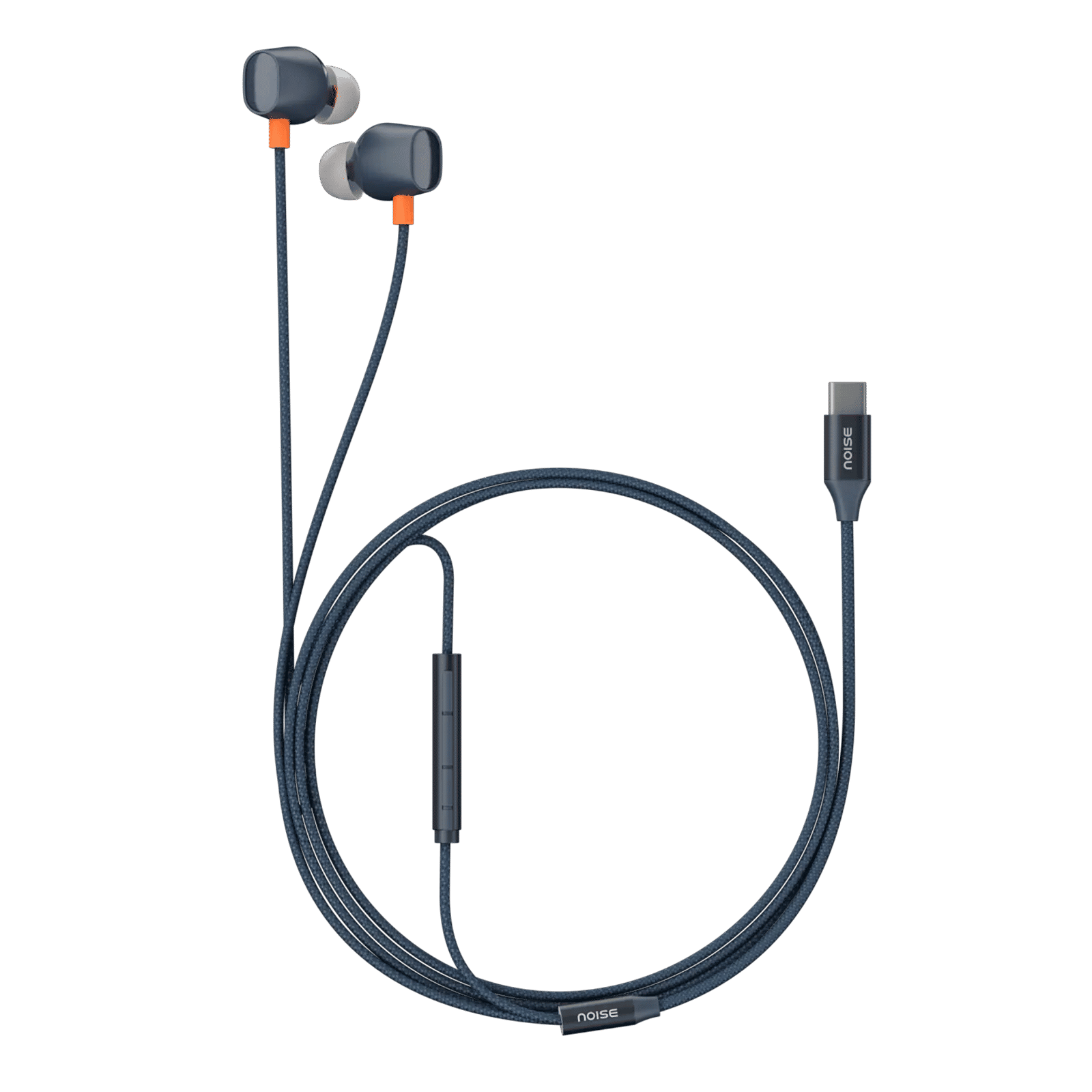 Noise Chord 200 AUDHDPHNCHORD200C Wired Earphone with Mic (USB Type-C Connector, In Ear, Midnight Blue) Noise Chord 200 AUDHDPHNCHORD200C Wired Earphone with Mic (USB Type-C Connector, In Ear, Midnight Blue)_1