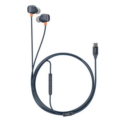 Noise Chord 200 AUDHDPHNCHORD200C Wired Earphone with Mic (USB Type-C Connector, In Ear, Midnight Blue)