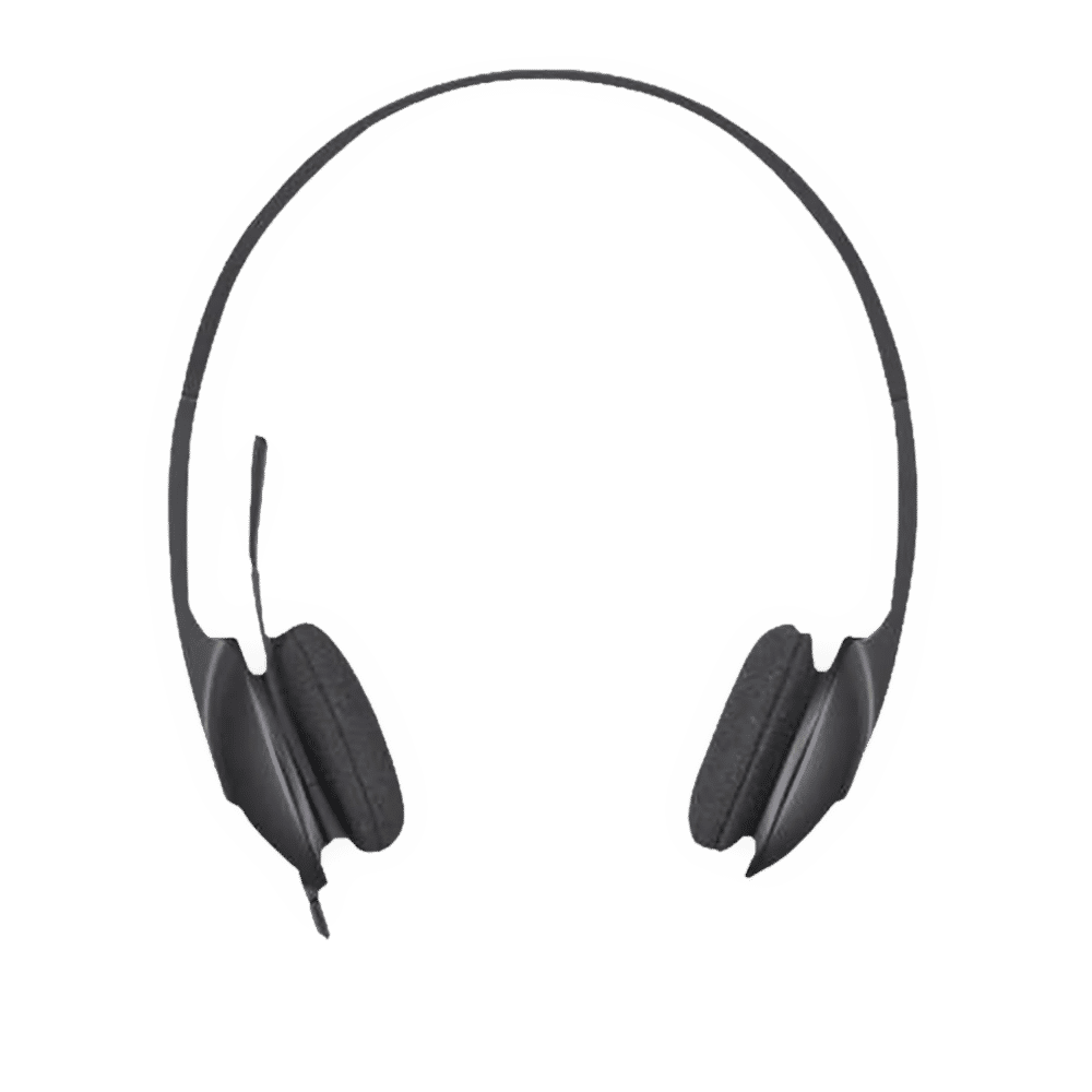 logitech H340 981-000477 Wired Headphone with Mic (On Ear, Black)_1