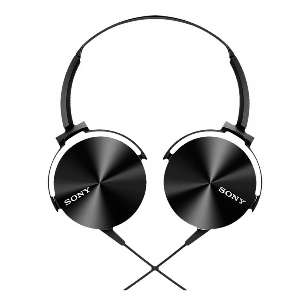 SONY MDR-XB450AP Wired Headphone with Mic (On Ear, Black) SONY MDR-XB450AP Wired Headphone with Mic (On Ear, Black)_1