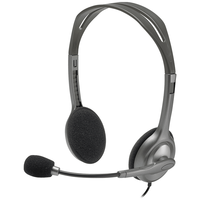 logitech H111 981-000588 Wired Headphone with Mic (On Ear, Black)_1